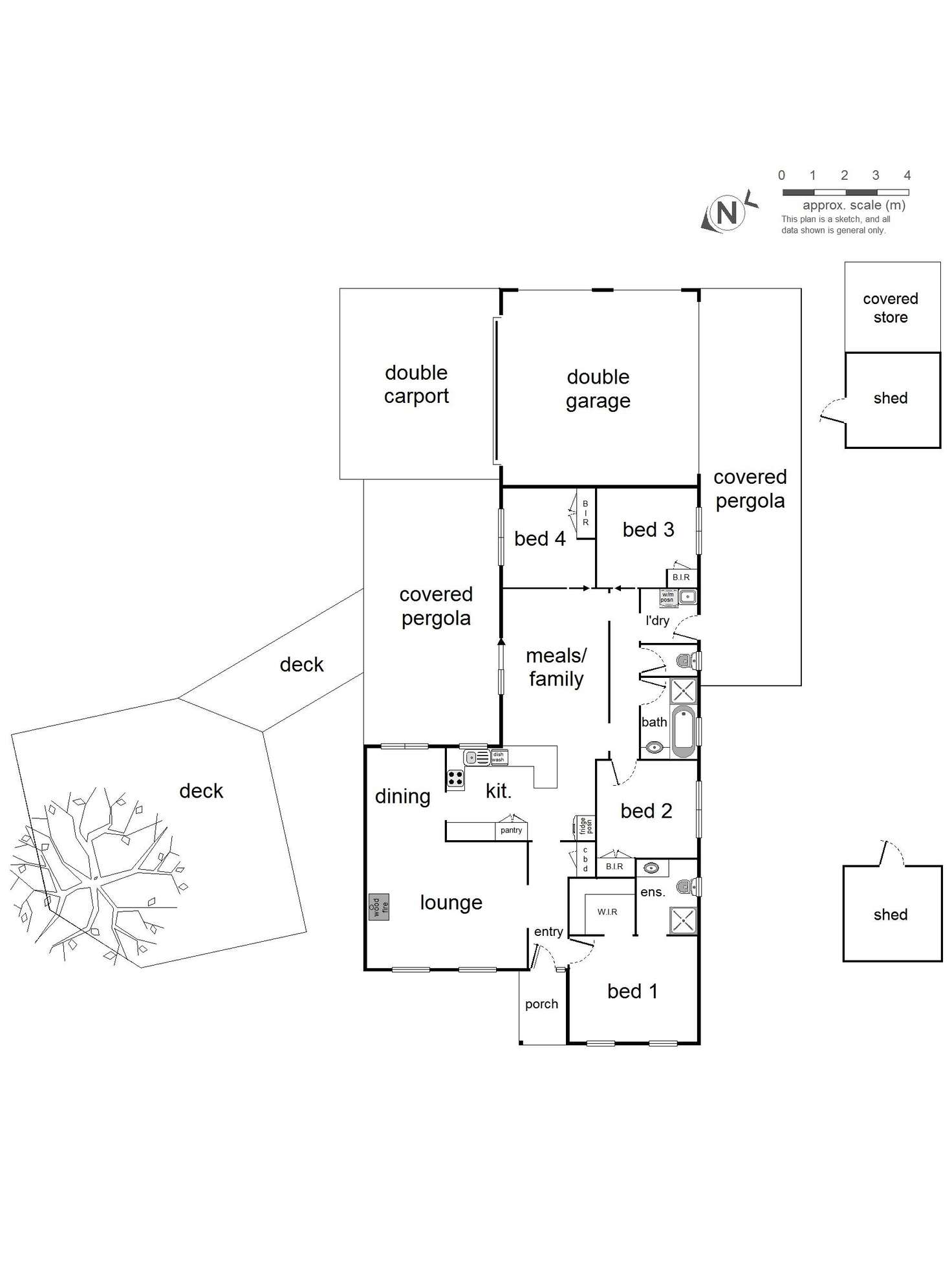 Floorplan of Homely house listing, 34 Calmsden Street, Kilsyth South VIC 3137