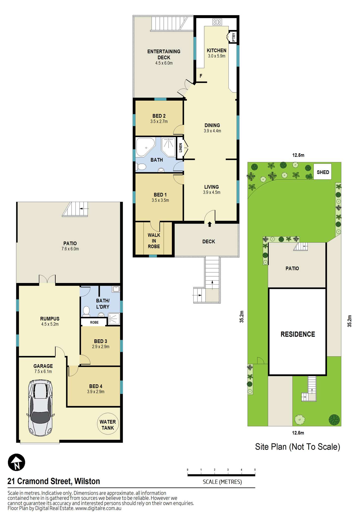 Floorplan of Homely house listing, 21 Cramond Street, Wilston QLD 4051
