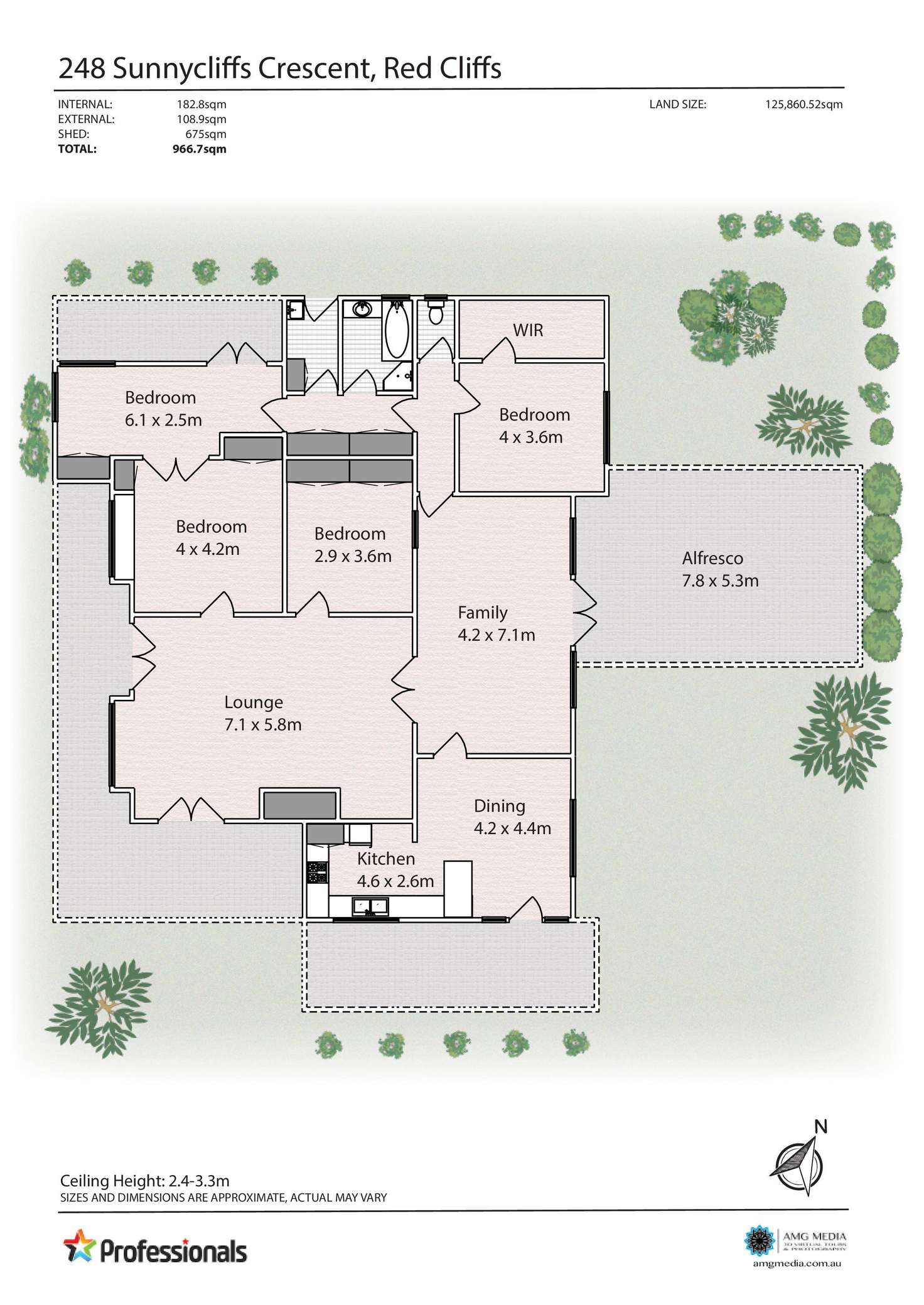 Floorplan of Homely viticulture listing, 248 Sunnycliffs Crescent, Sunnycliffs VIC 3496