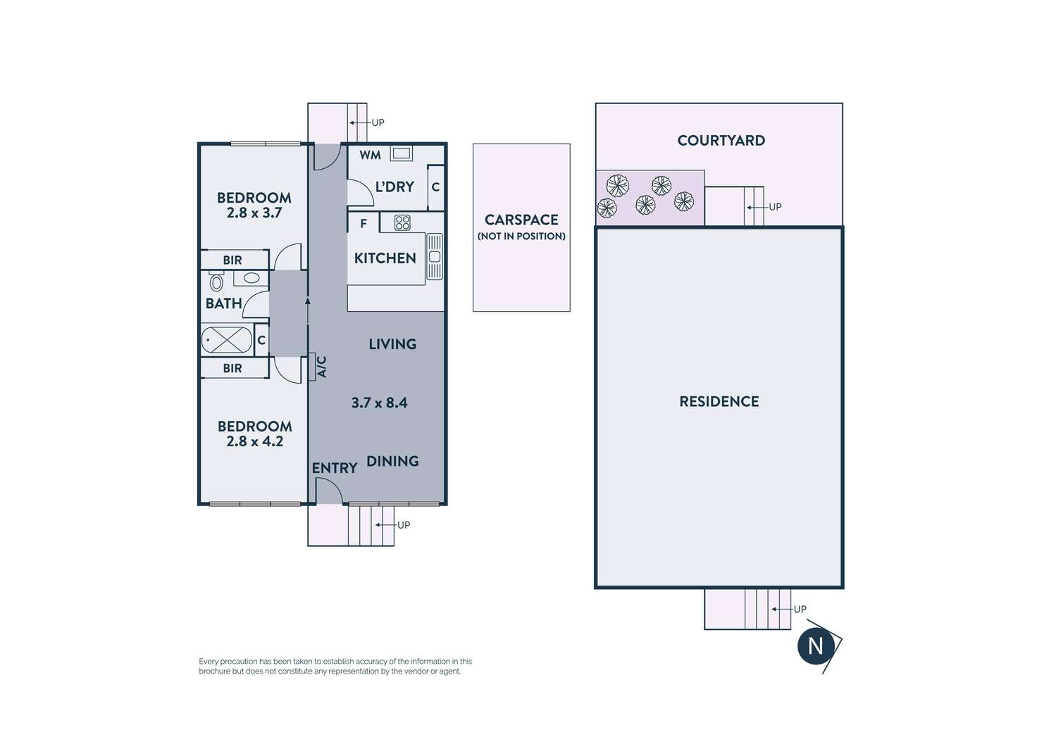 Floorplan of Homely unit listing, 3/2 Josephine Grove, Preston VIC 3072