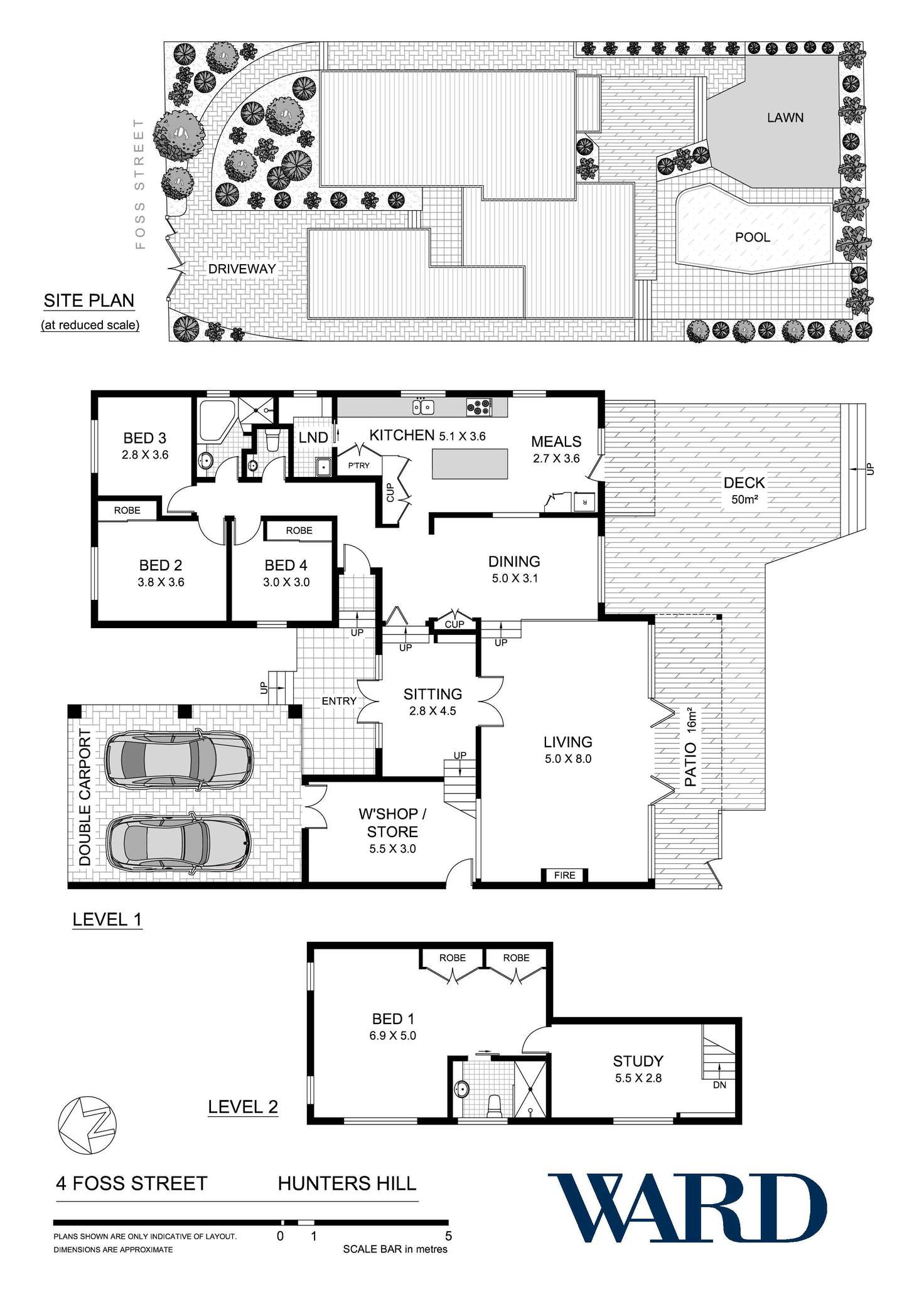 Floorplan of Homely house listing, 4 Foss Street, Hunters Hill NSW 2110