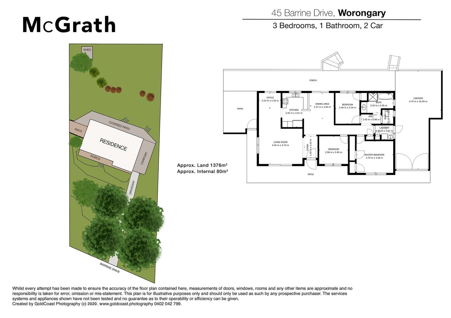 Floorplan of Homely house listing, 45 Barrine Drive, Worongary QLD 4213