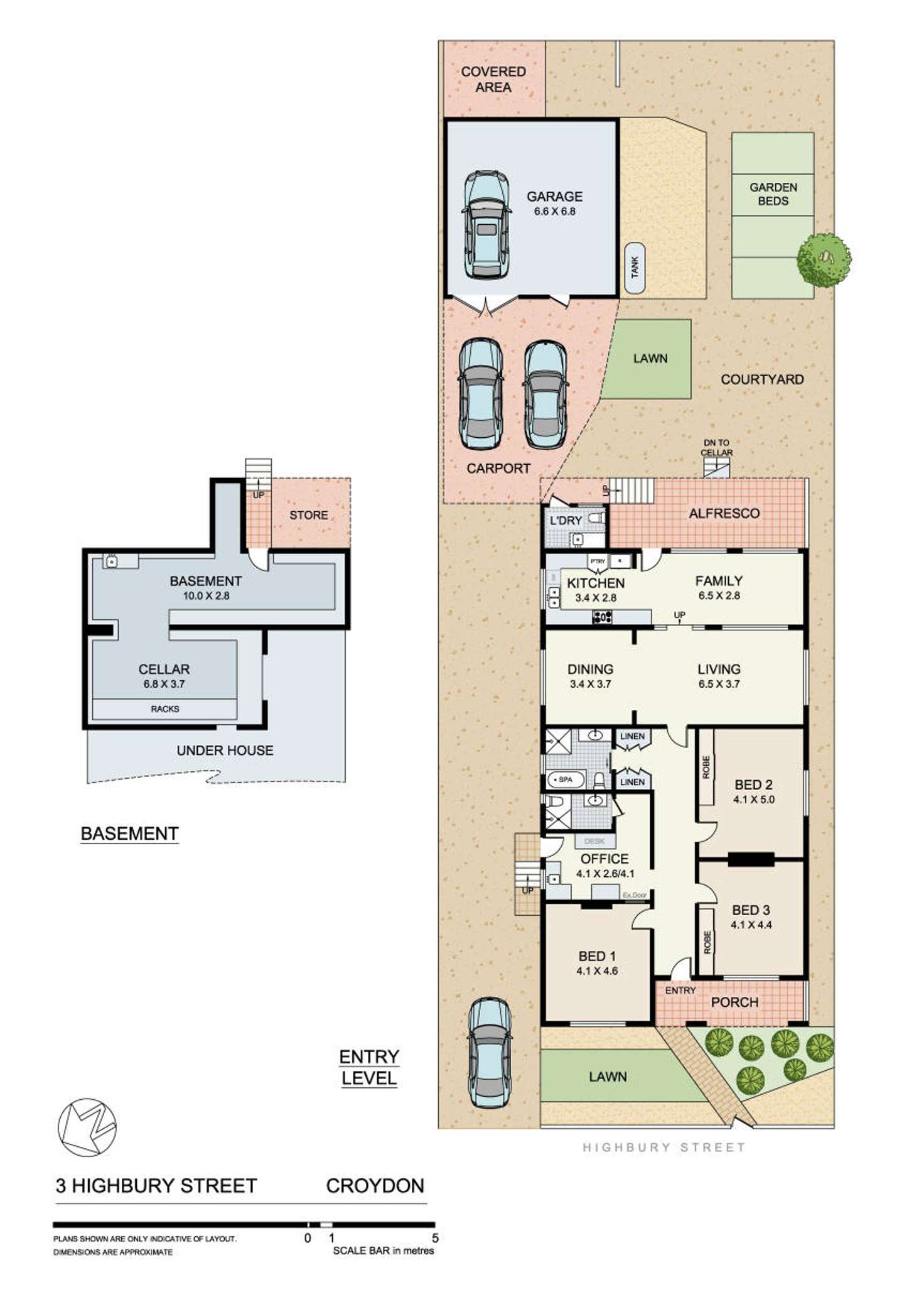Floorplan of Homely house listing, 3 Highbury Street, Croydon NSW 2132
