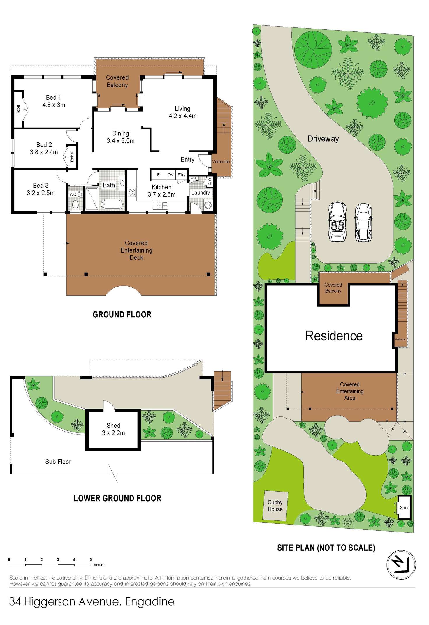 Floorplan of Homely house listing, 34 Higgerson Avenue, Engadine NSW 2233