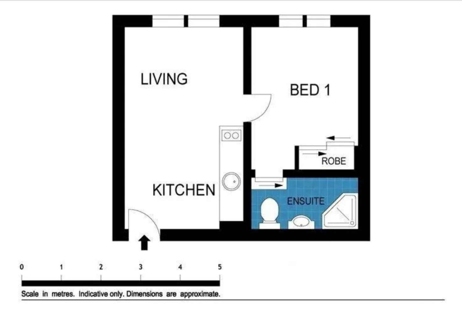 Floorplan of Homely apartment listing, 905/528 Swanston Street, Carlton VIC 3053