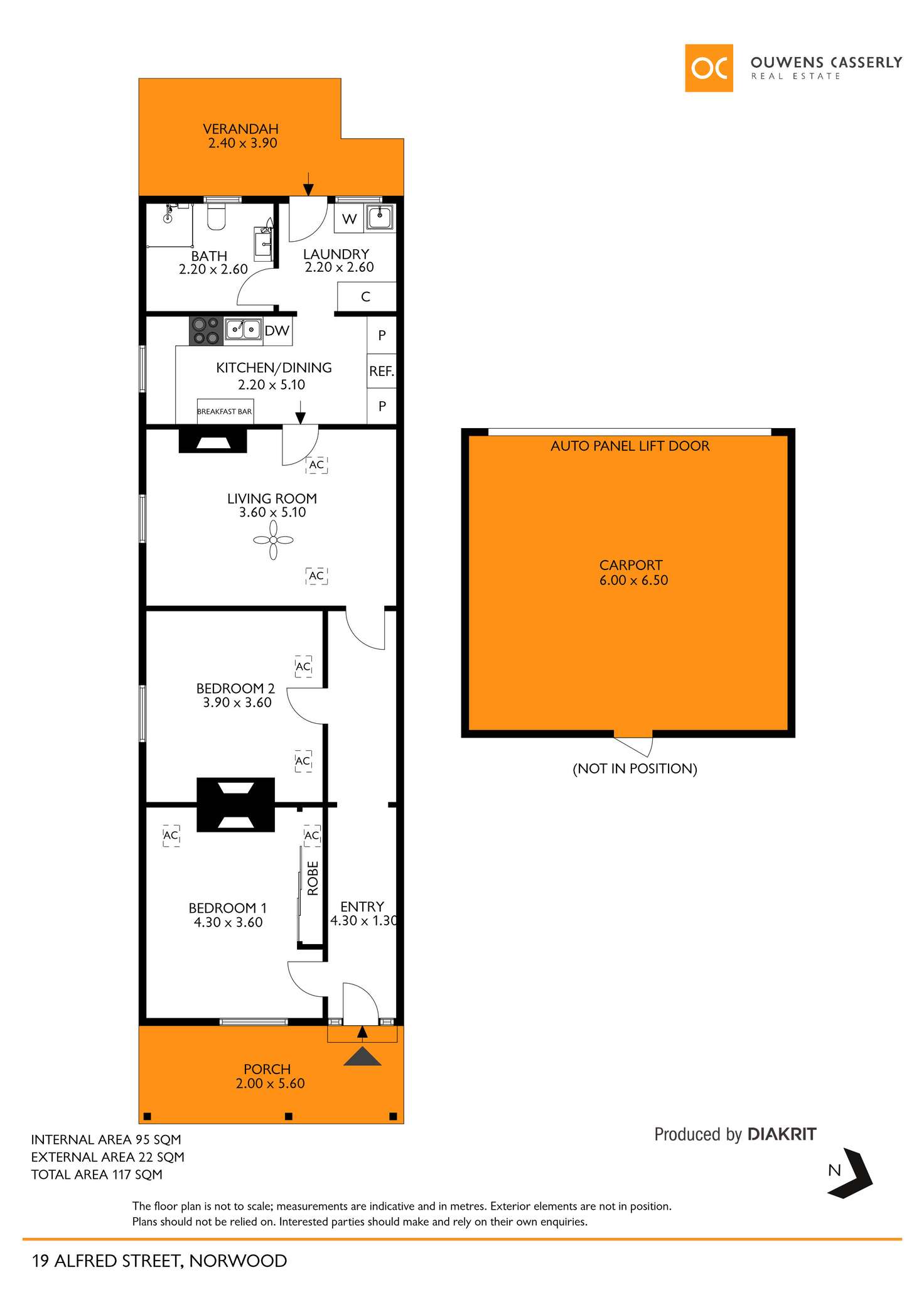 Floorplan of Homely house listing, 19 Alfred Street, Norwood SA 5067