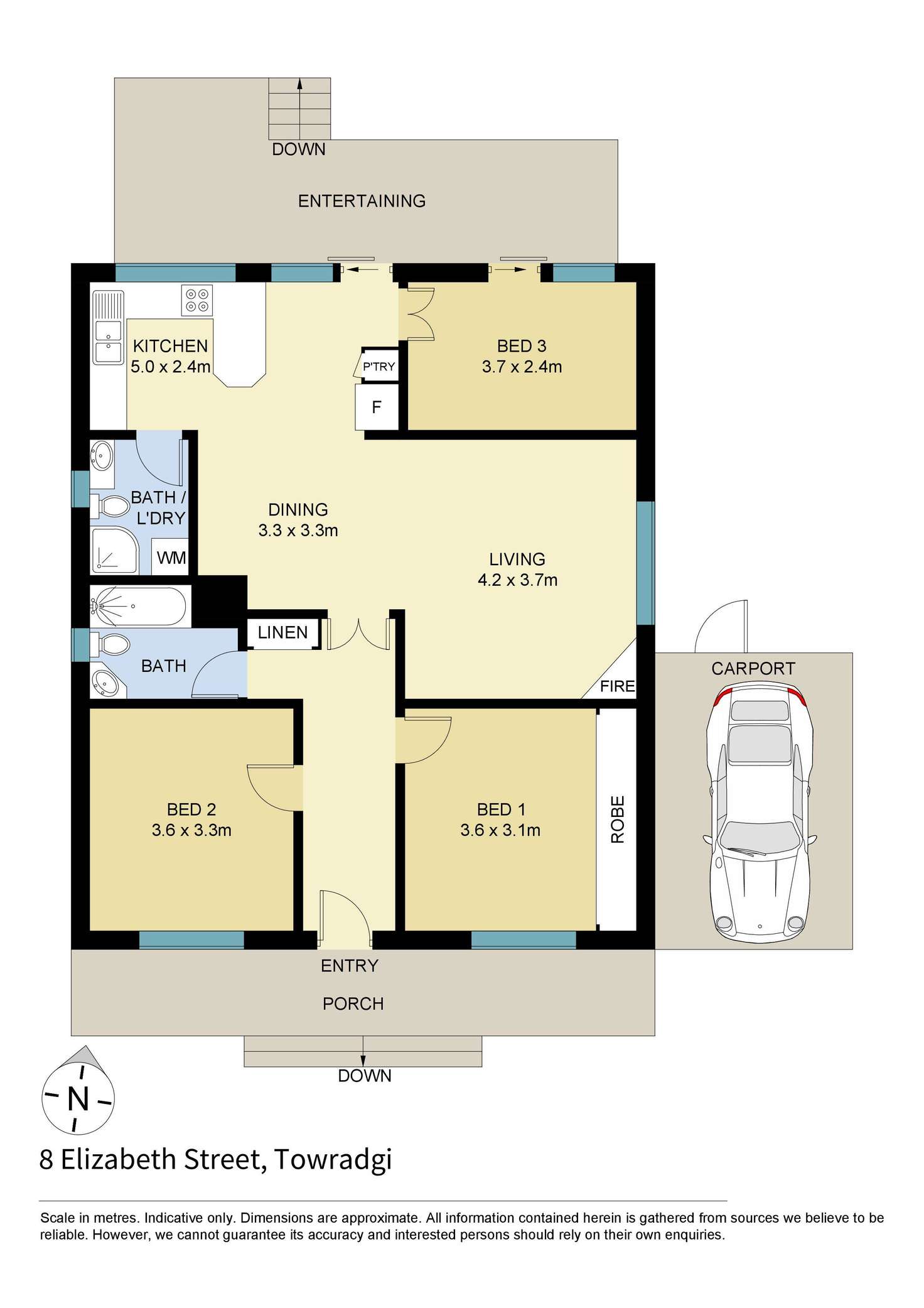 Floorplan of Homely house listing, 8 Elizabeth Street, Towradgi NSW 2518