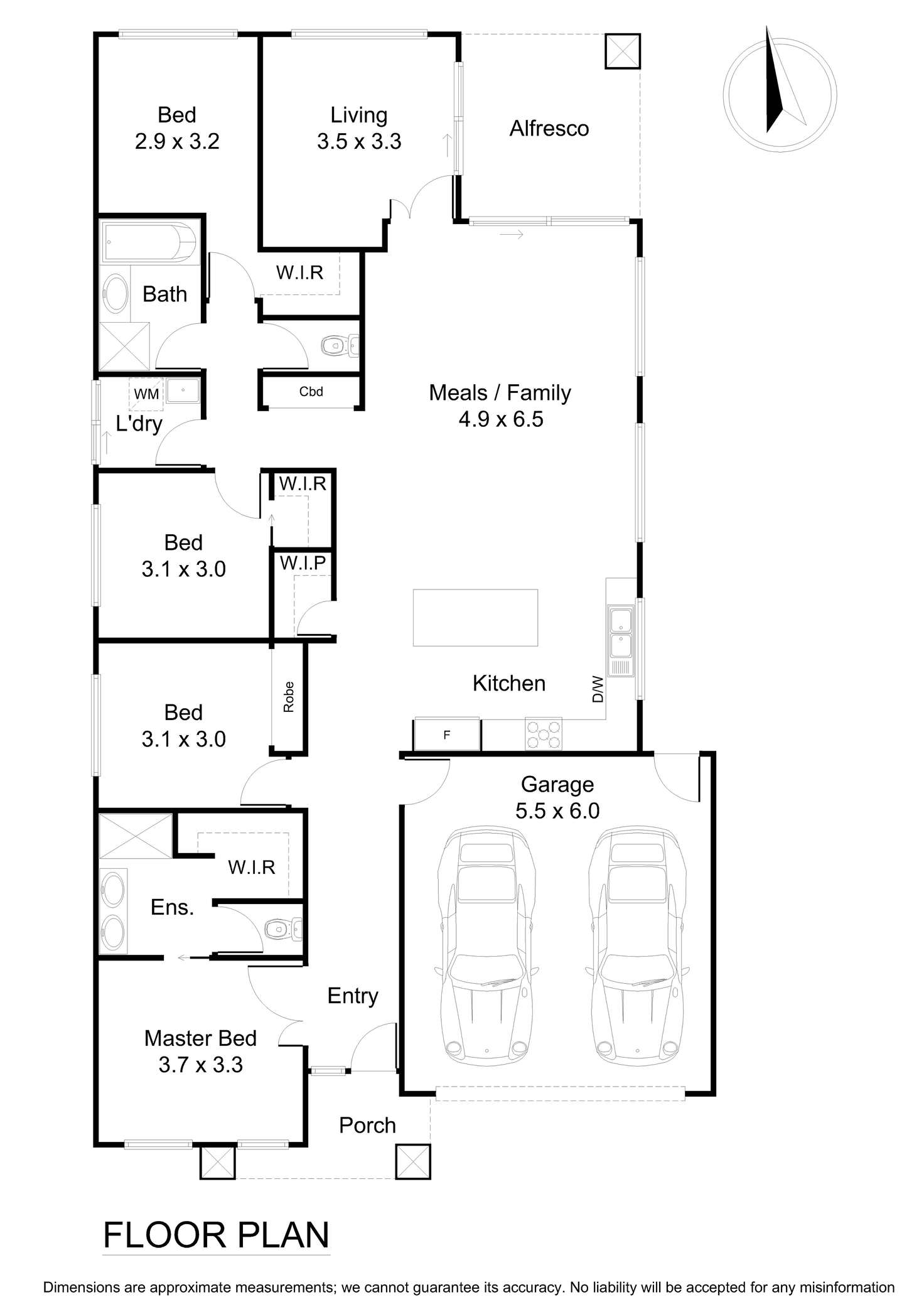 Floorplan of Homely house listing, 34 Everglades Street, Lyndhurst VIC 3975