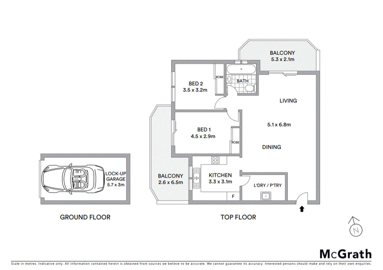 Floorplan of Homely apartment listing, 10/15 Pye Street, Westmead NSW 2145