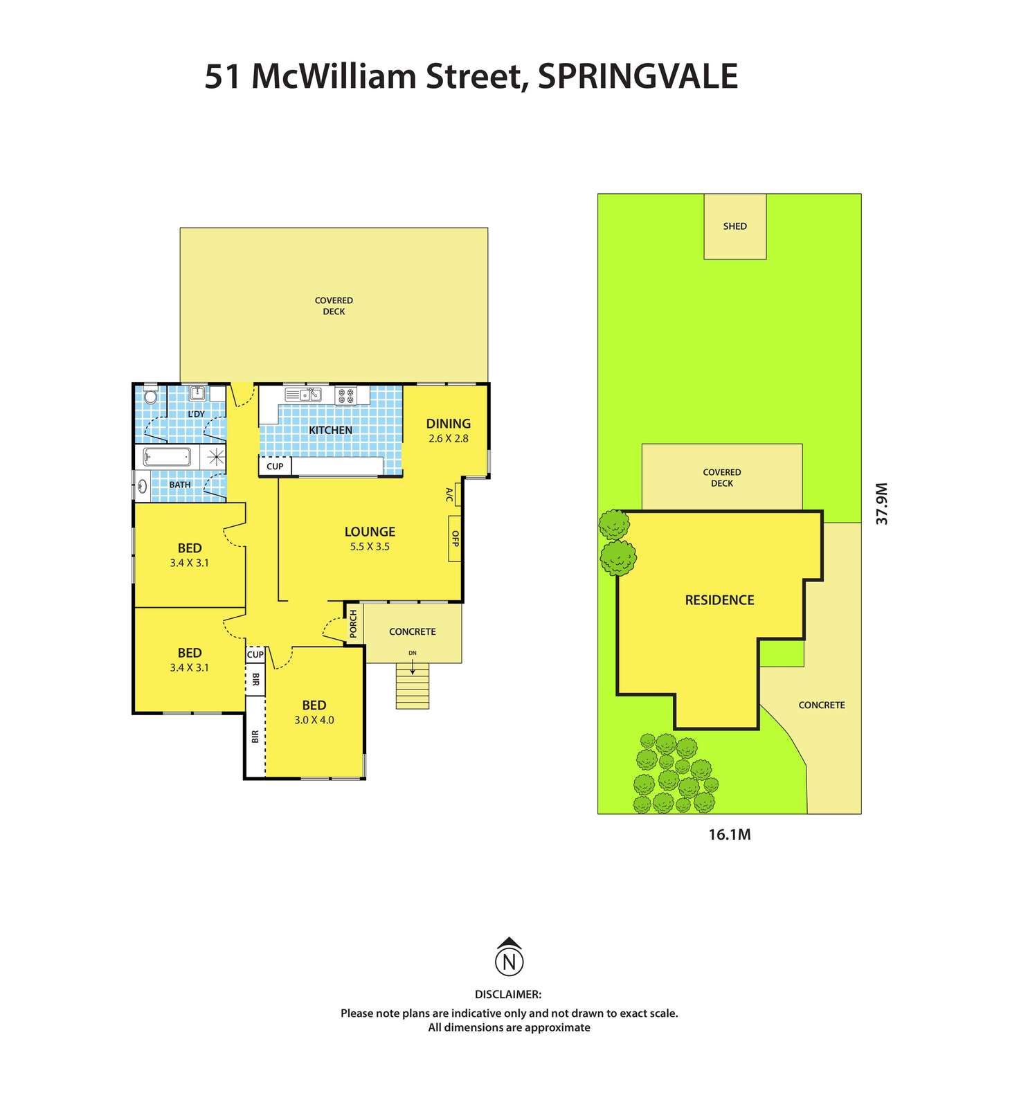 Floorplan of Homely house listing, 51 McWilliam Street, Springvale VIC 3171