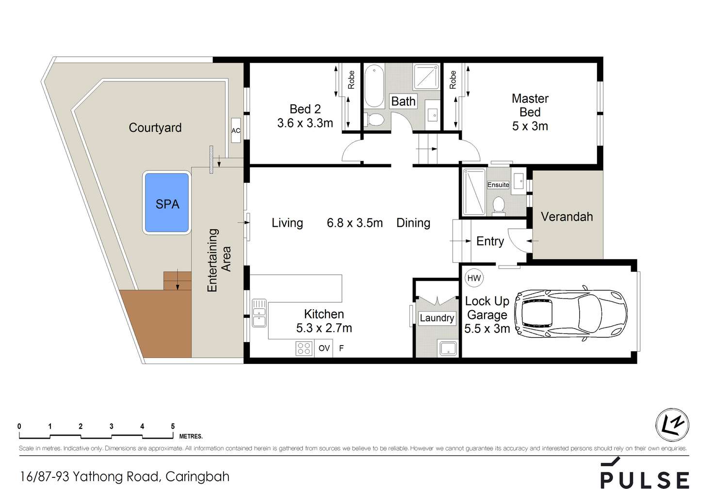 Floorplan of Homely villa listing, 16/87 Yathong Road, Caringbah NSW 2229