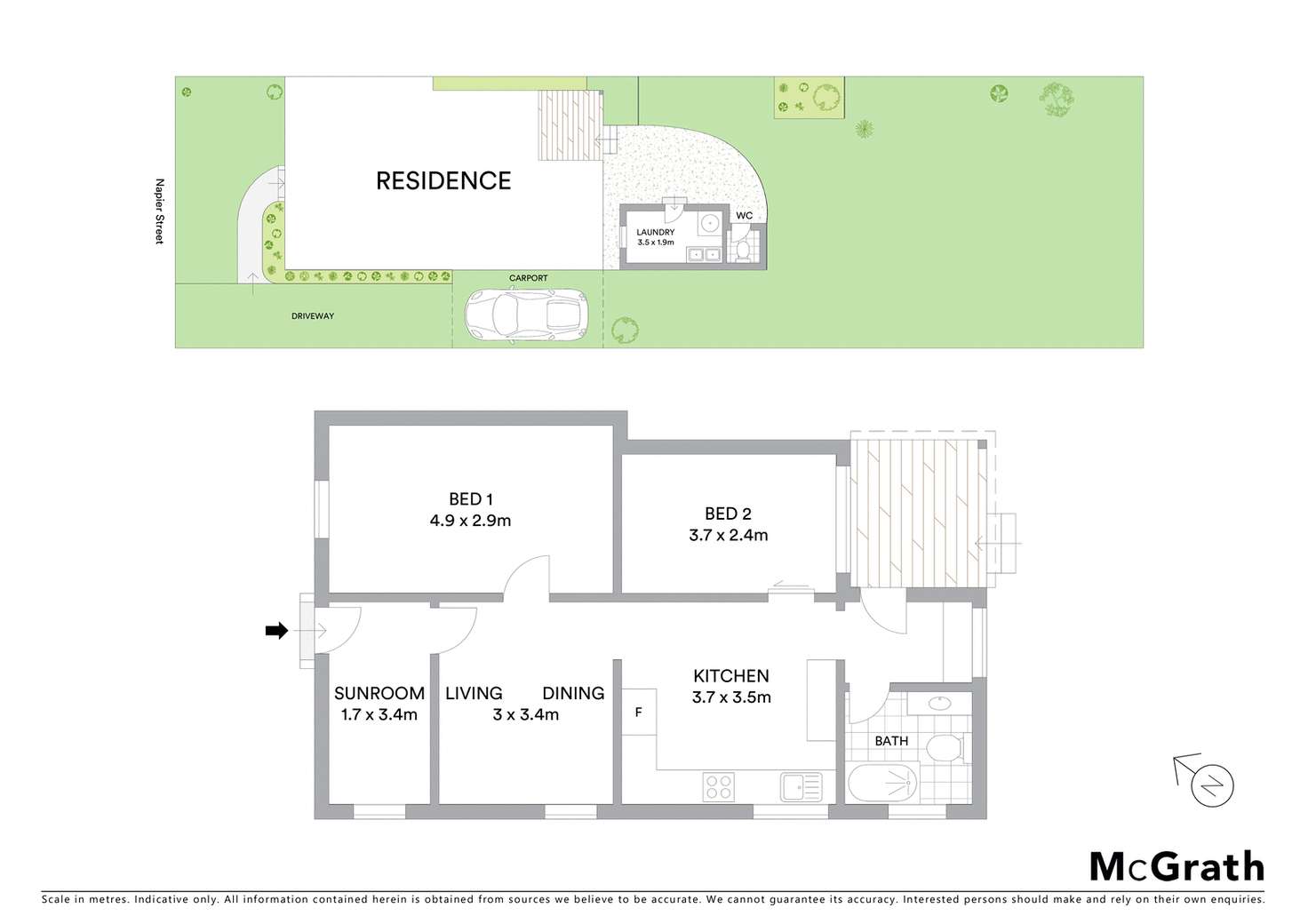 Floorplan of Homely house listing, 5 Napier Street, Malabar NSW 2036
