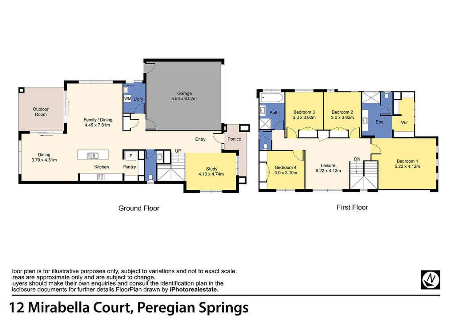 Floorplan of Homely house listing, 12 Mirabella Court, Peregian Springs QLD 4573