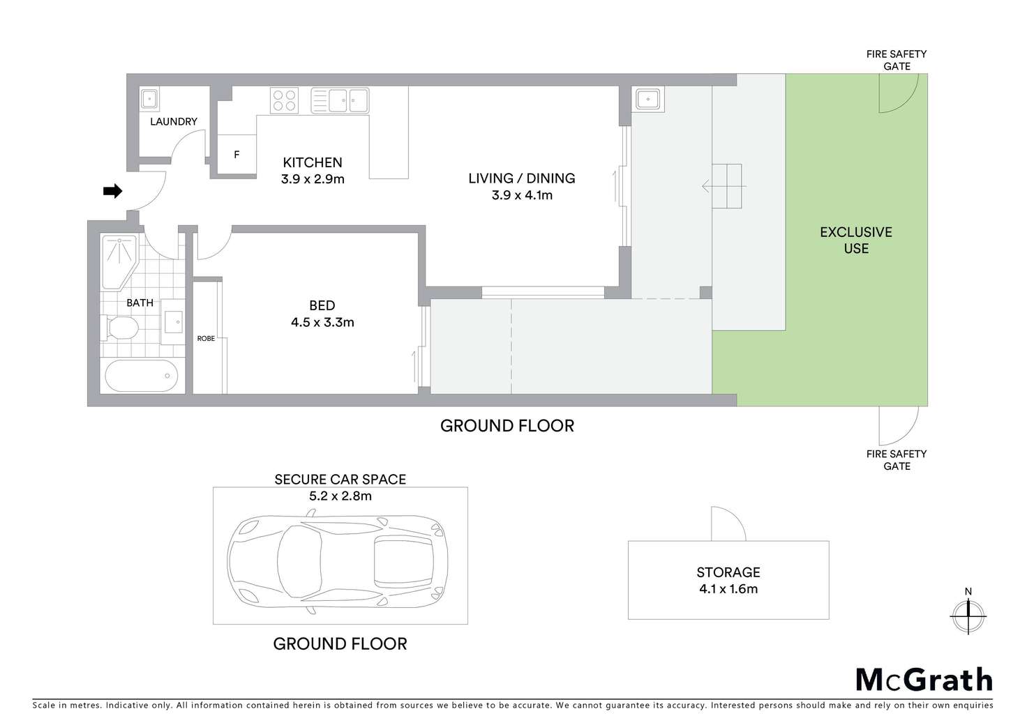 Floorplan of Homely apartment listing, 4/21 Gulliver Street, Brookvale NSW 2100