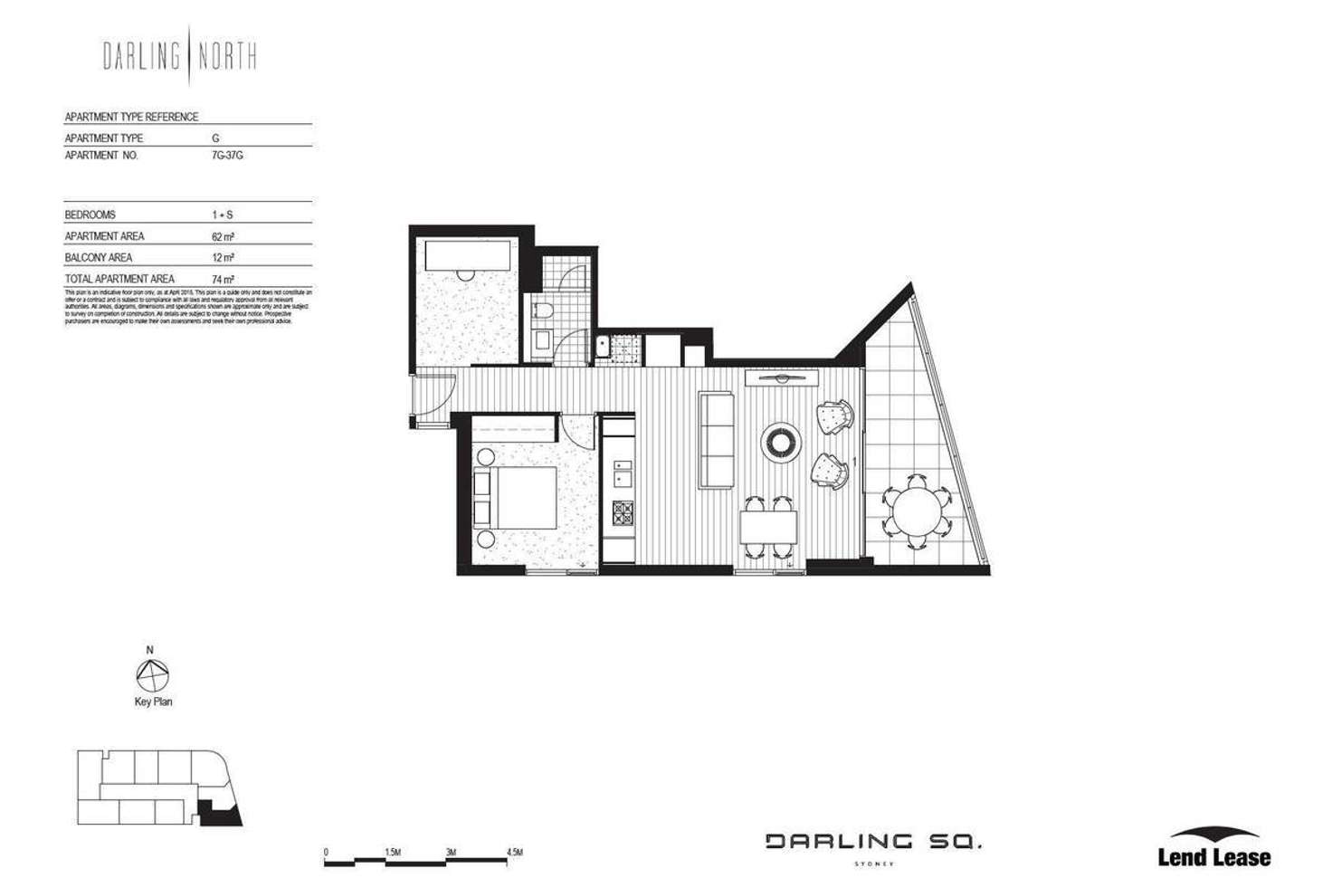 Floorplan of Homely apartment listing, Level 25/81 Harbour Street, Haymarket NSW 2000