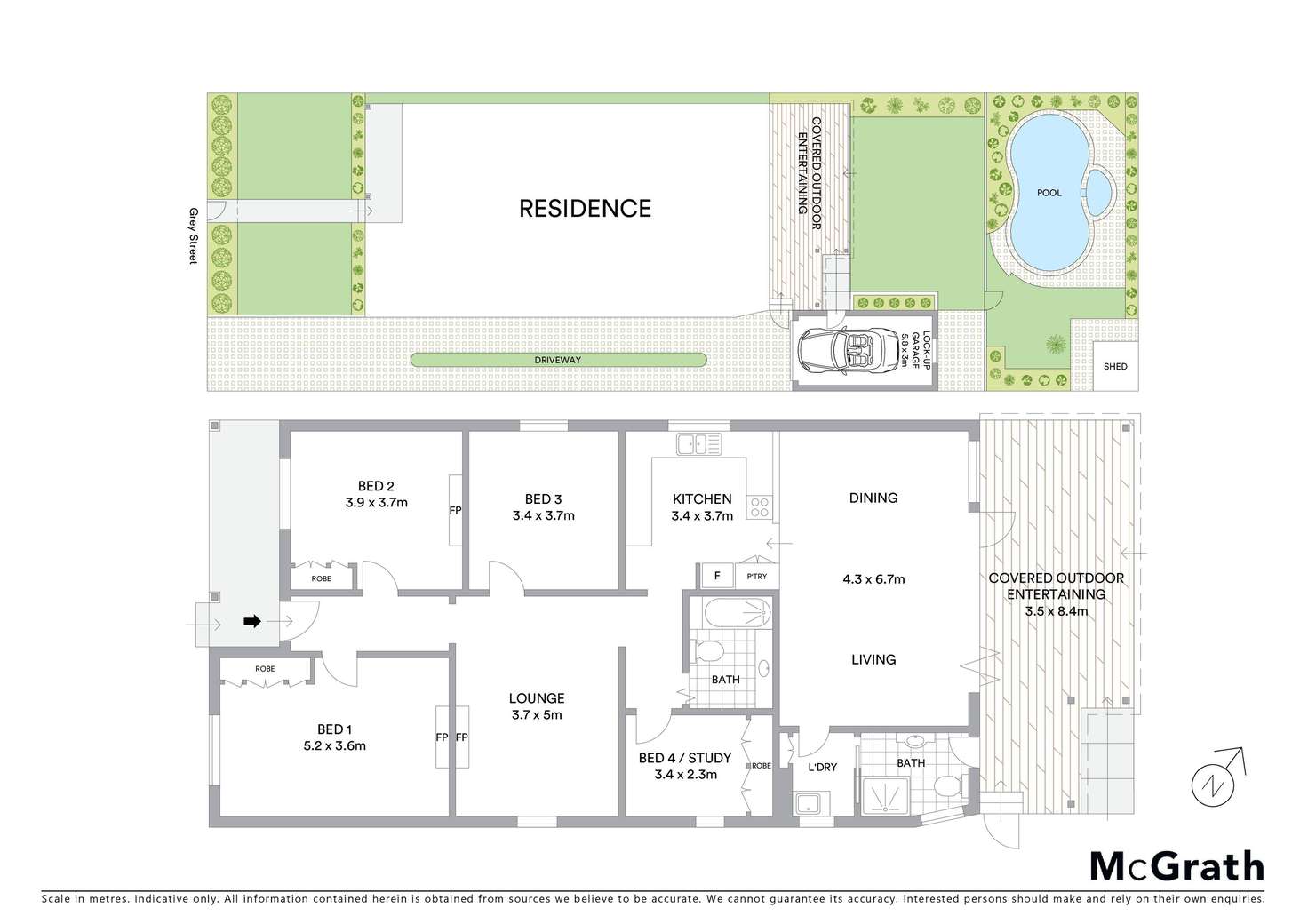 Floorplan of Homely house listing, 32 Grey Street, Carlton NSW 2218