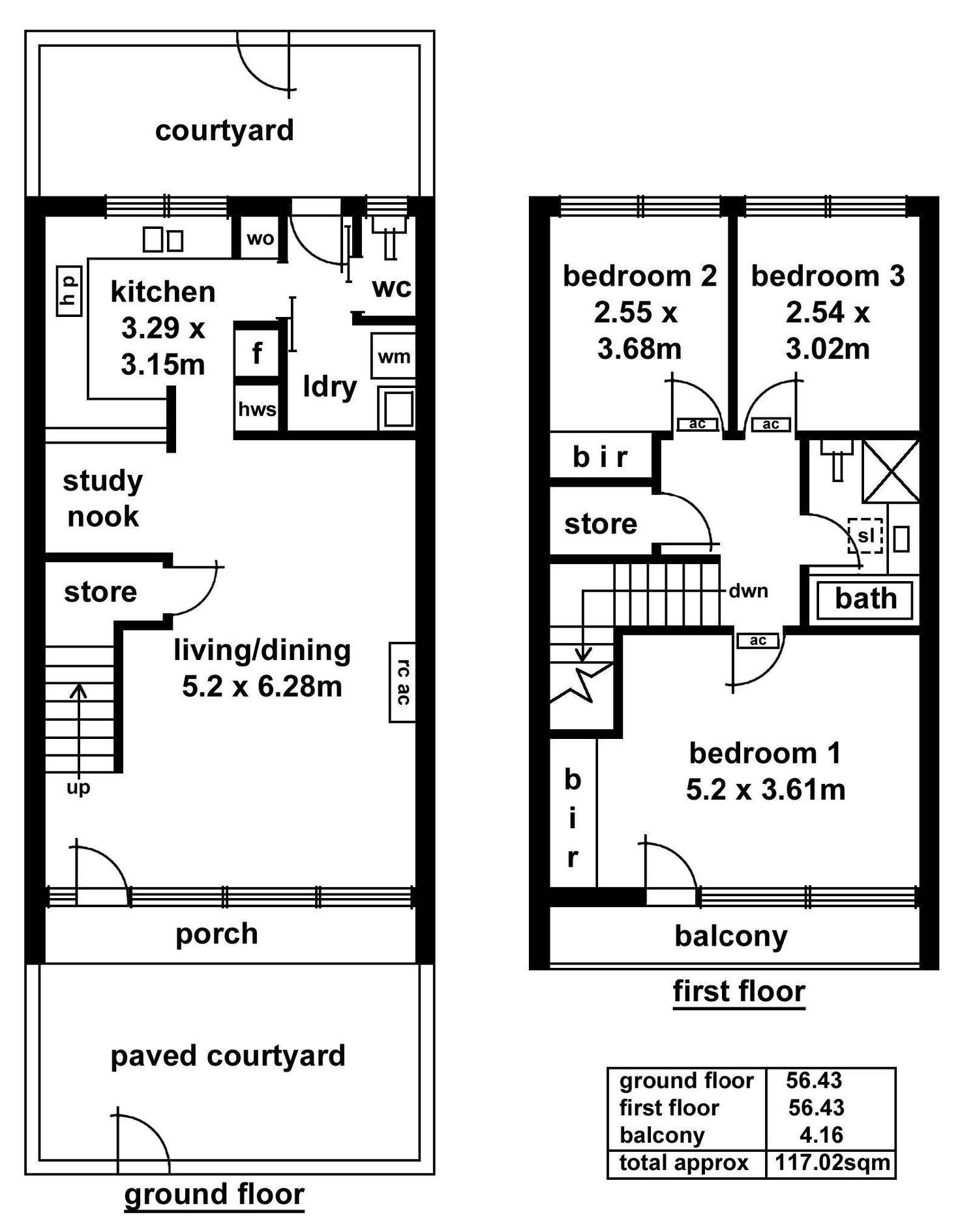 Floorplan of Homely townhouse listing, 6/108 Beulah Road, Norwood SA 5067