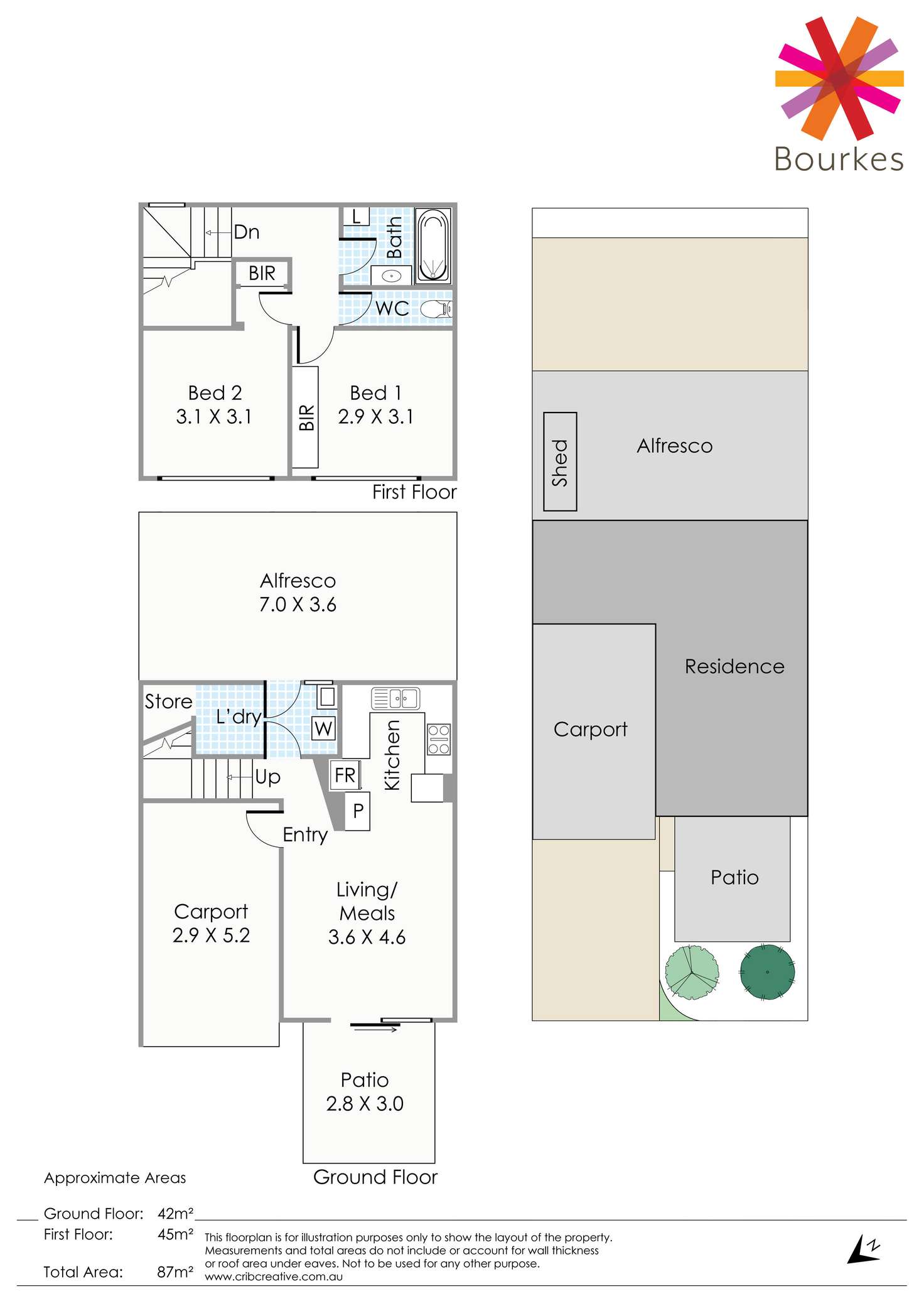 Floorplan of Homely townhouse listing, Address available on request