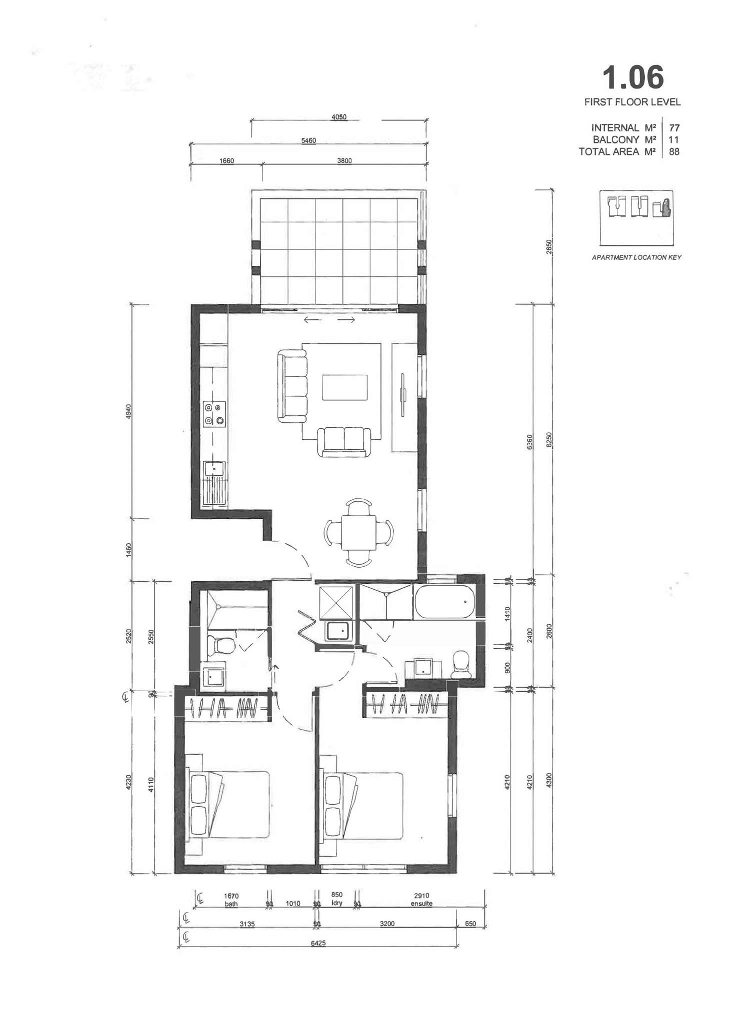 Floorplan of Homely apartment listing, 106/28-34 Boisdale Street, Surrey Hills VIC 3127