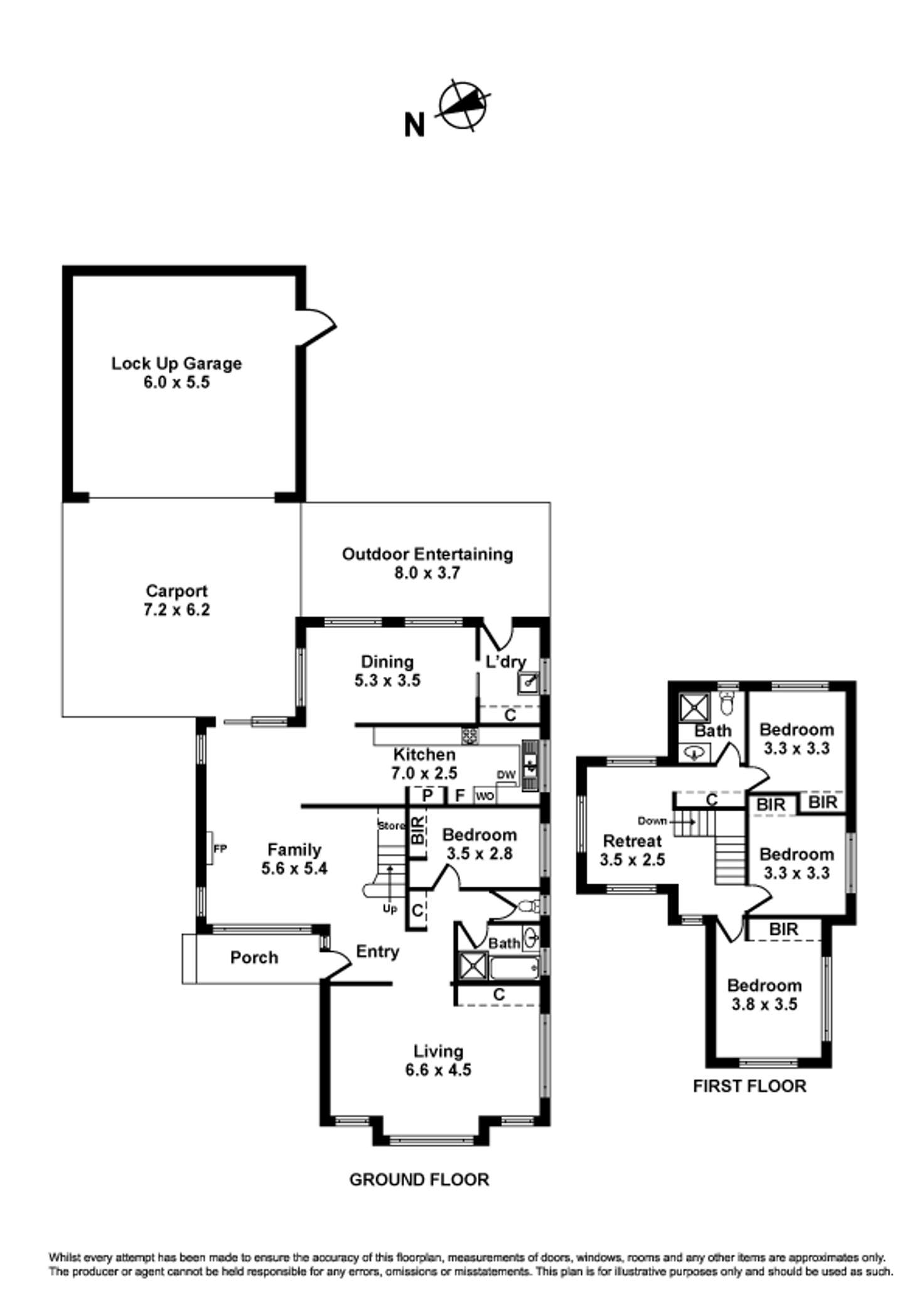 Floorplan of Homely house listing, 10 Curtin Court, Altona VIC 3018