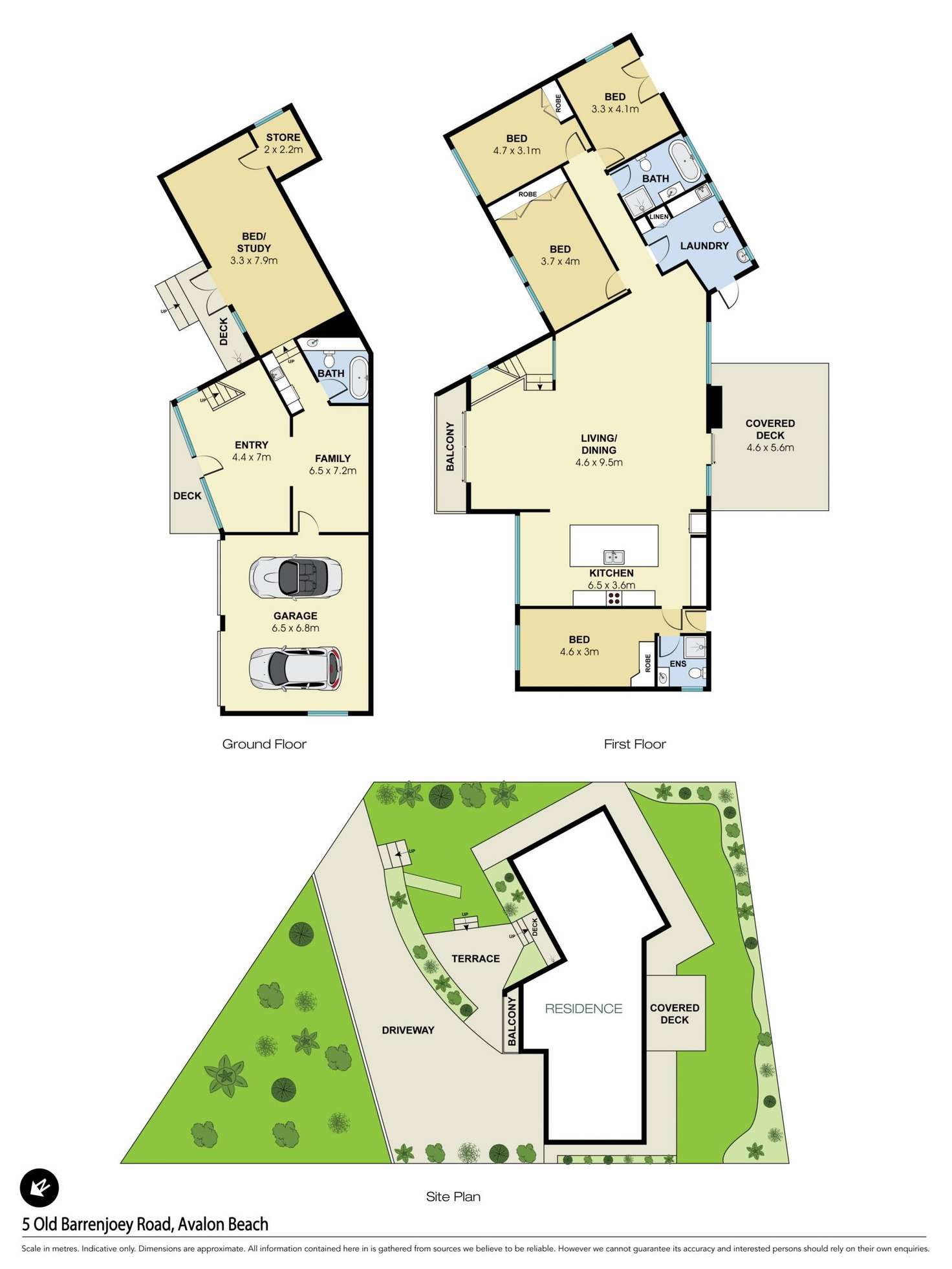 Floorplan of Homely house listing, 5 Old Barrenjoey Road, Avalon Beach NSW 2107