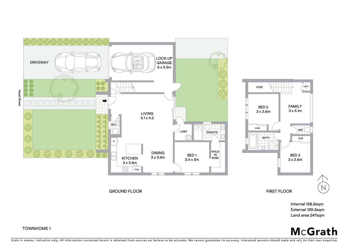 Floorplan of Homely townhouse listing, 3/5 Hazel Street, Belmont VIC 3216