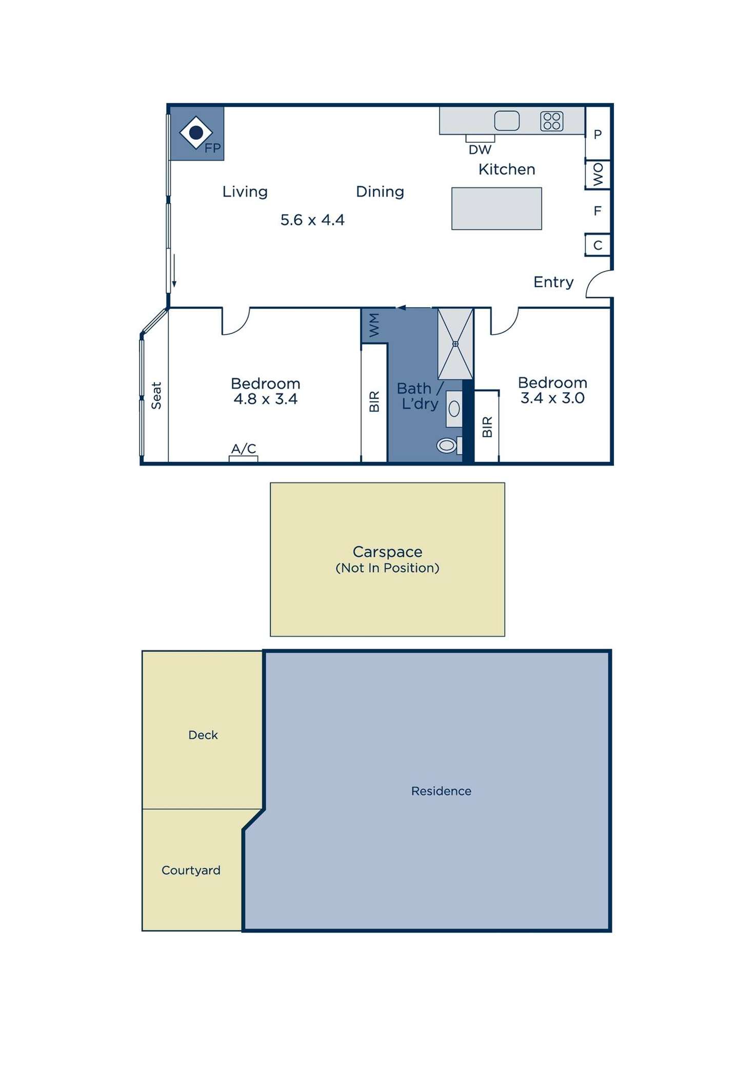 Floorplan of Homely unit listing, 10/24 Wattle Road, Hawthorn VIC 3122
