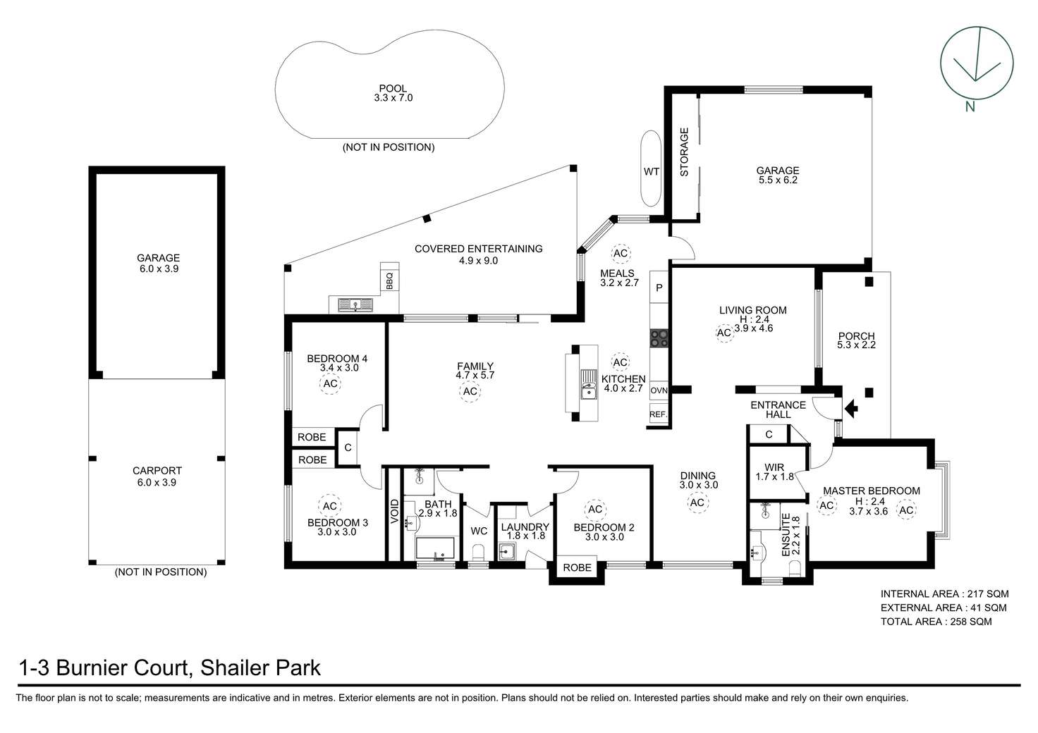 Floorplan of Homely house listing, 1-3 Burnier Court, Shailer Park QLD 4128