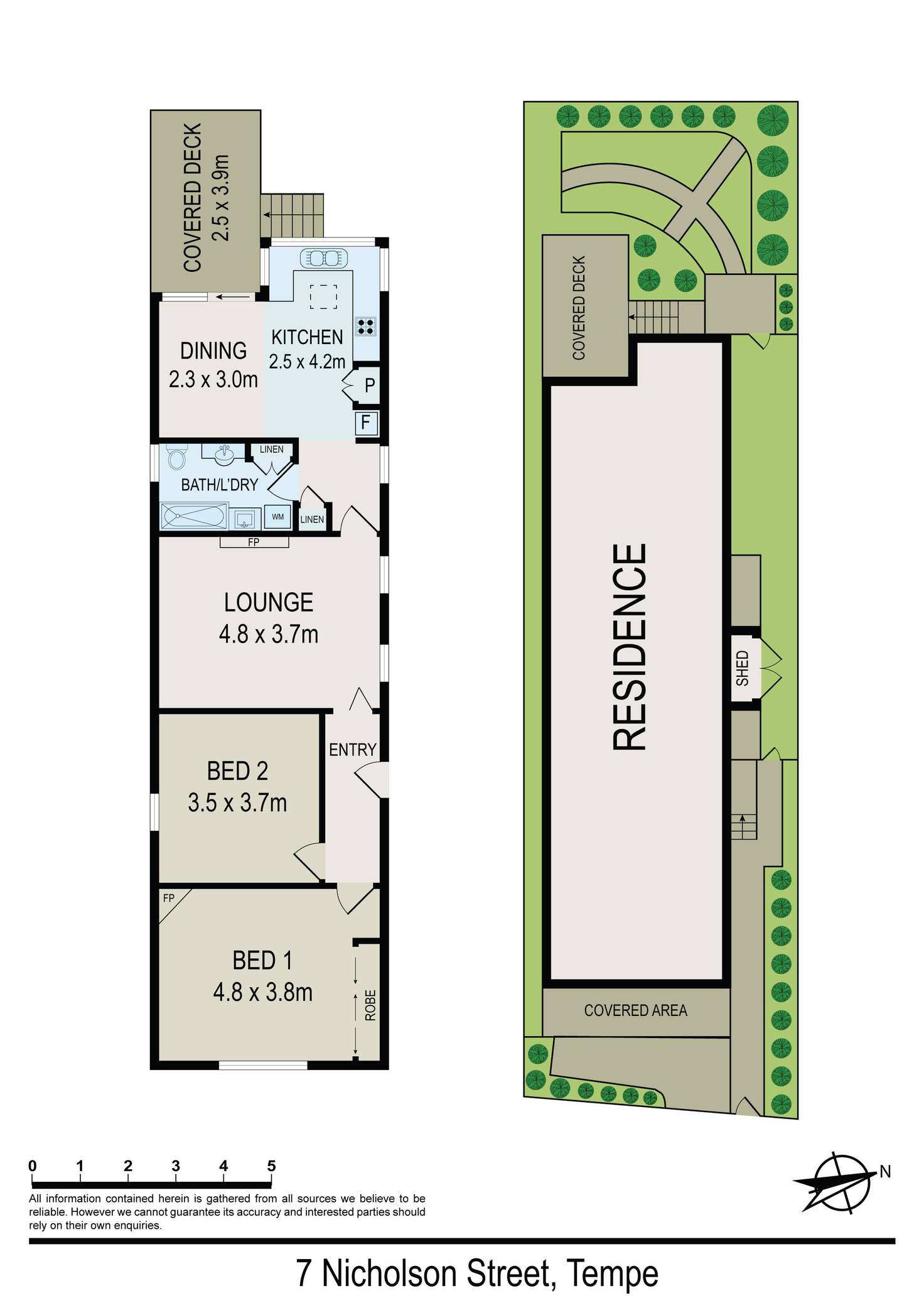 Floorplan of Homely house listing, 7 Nicholson Street, Tempe NSW 2044