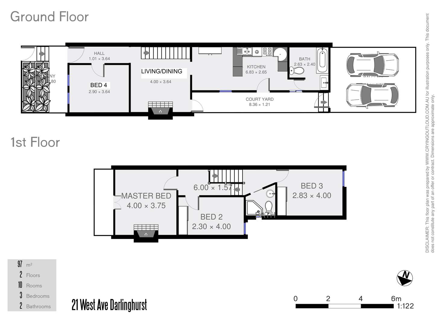 Floorplan of Homely house listing, 21 West Avenue, Darlinghurst NSW 2010