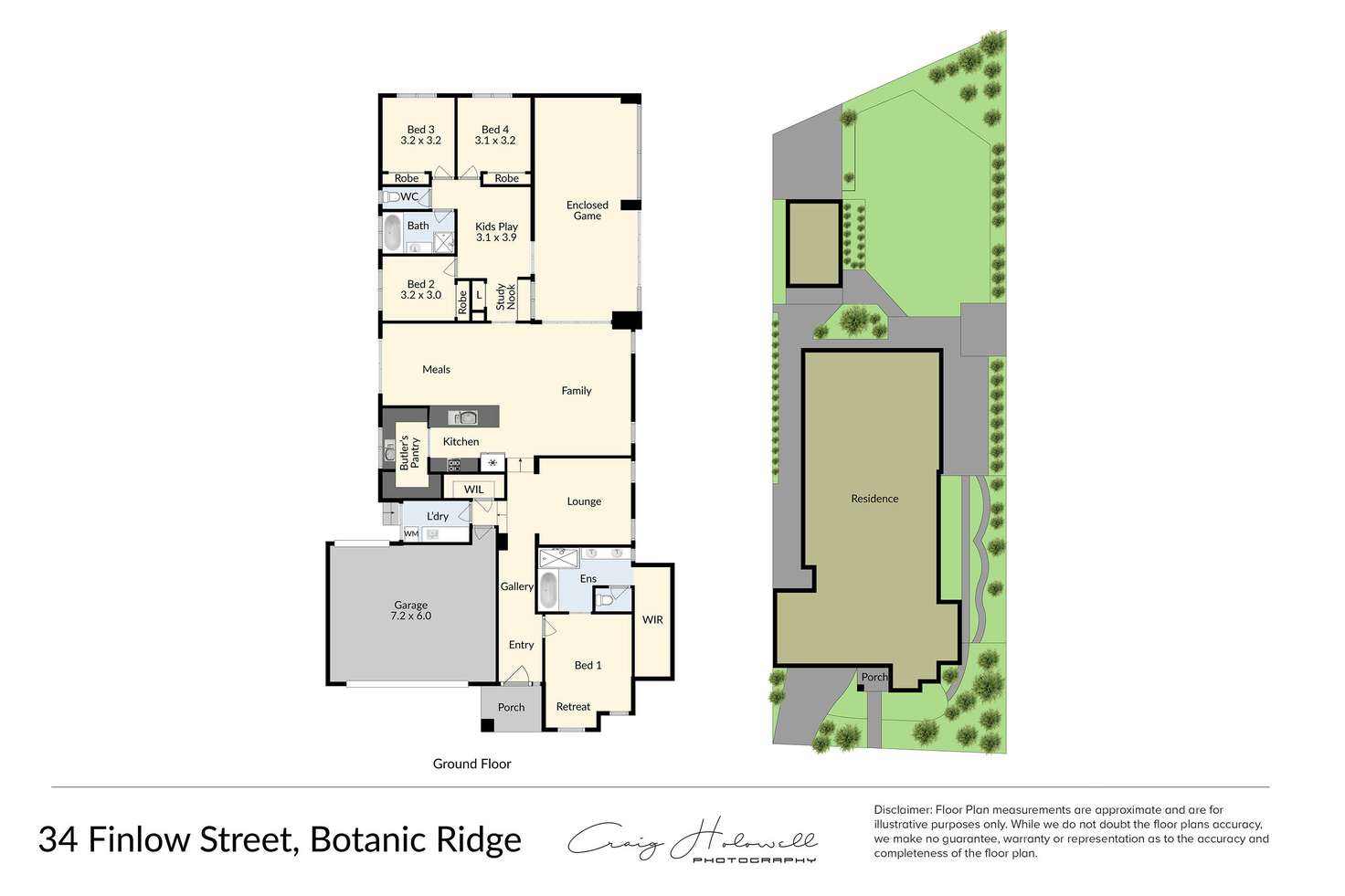 Floorplan of Homely house listing, 34 Finlow Street, Botanic Ridge VIC 3977