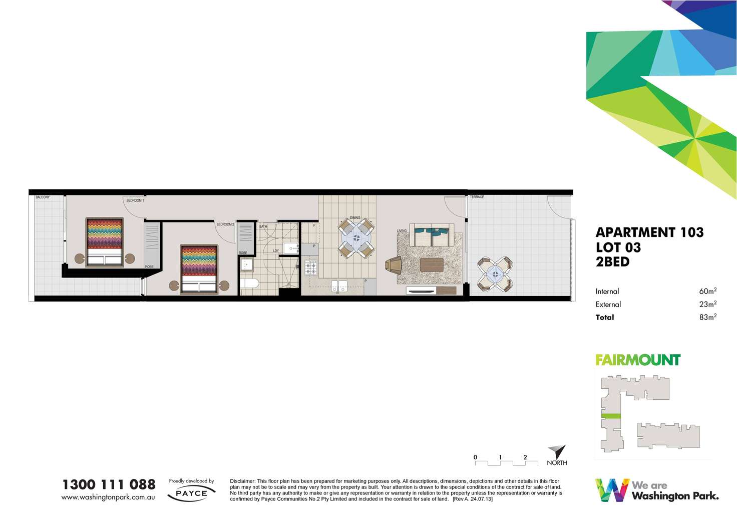 Floorplan of Homely apartment listing, 103/1 Vermont Crescent, Riverwood NSW 2210