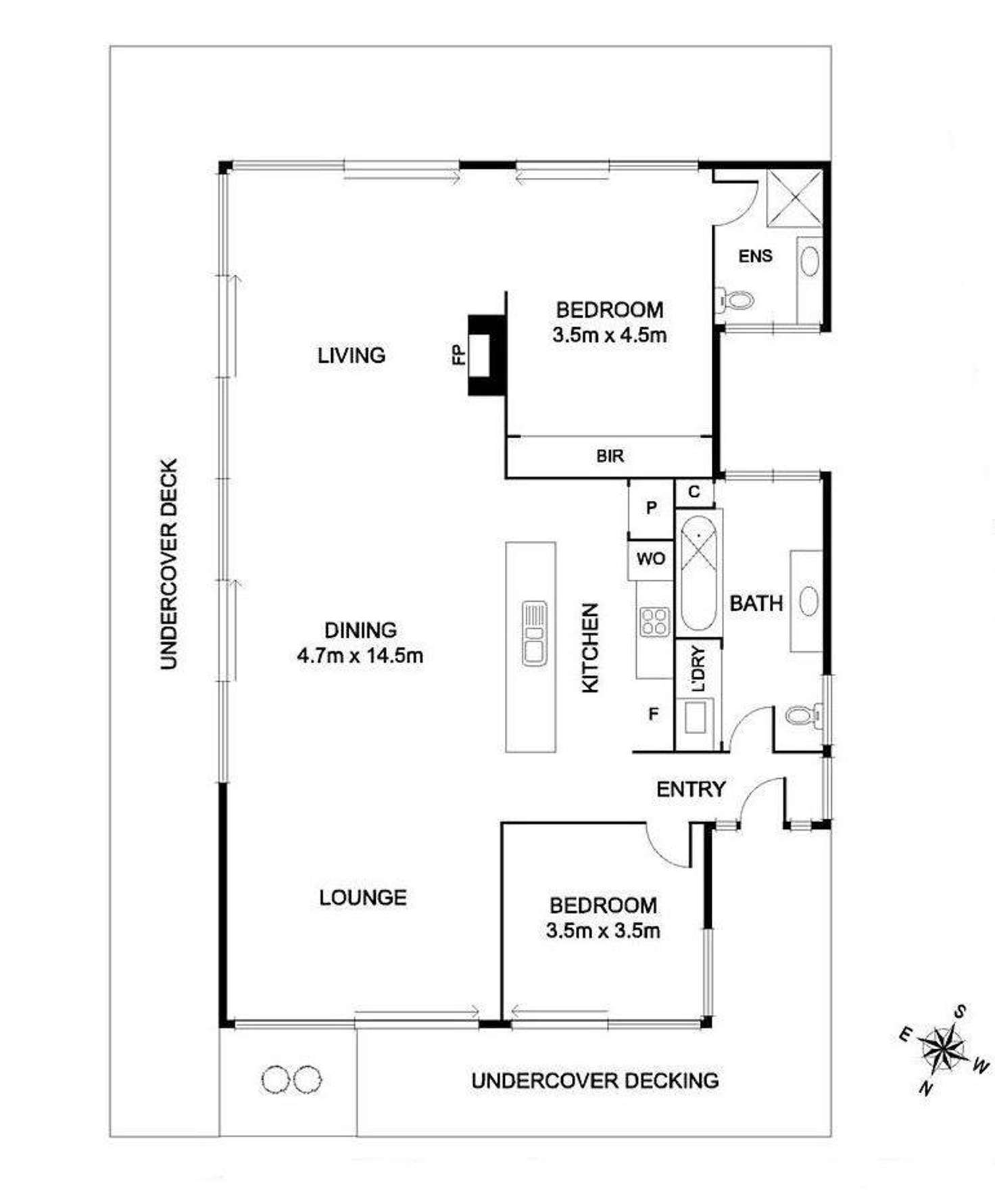 Floorplan of Homely house listing, 5 Gardiner Avenue, Lorne VIC 3232