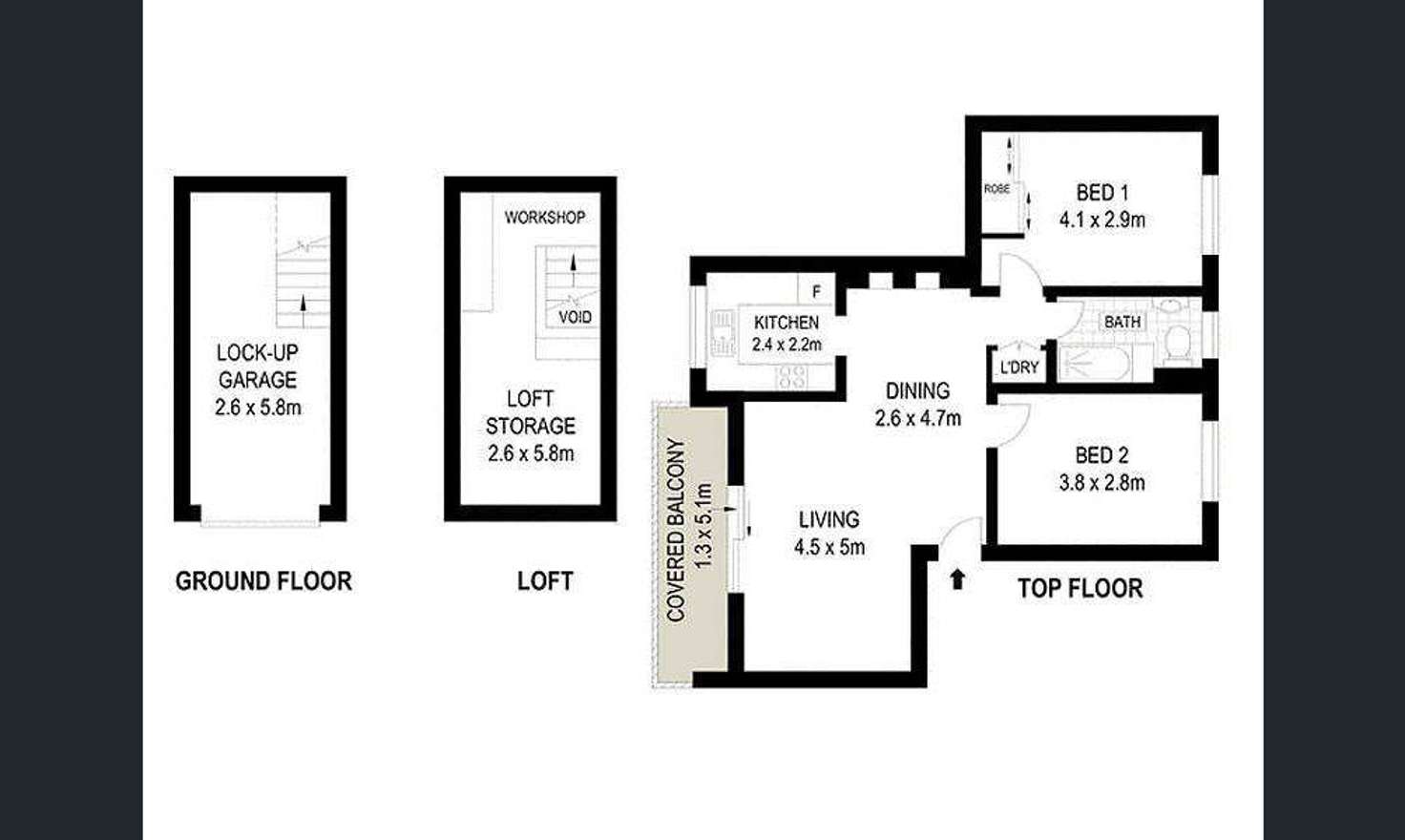 Floorplan of Homely apartment listing, 6/115 Queenscliff Road, Queenscliff NSW 2096