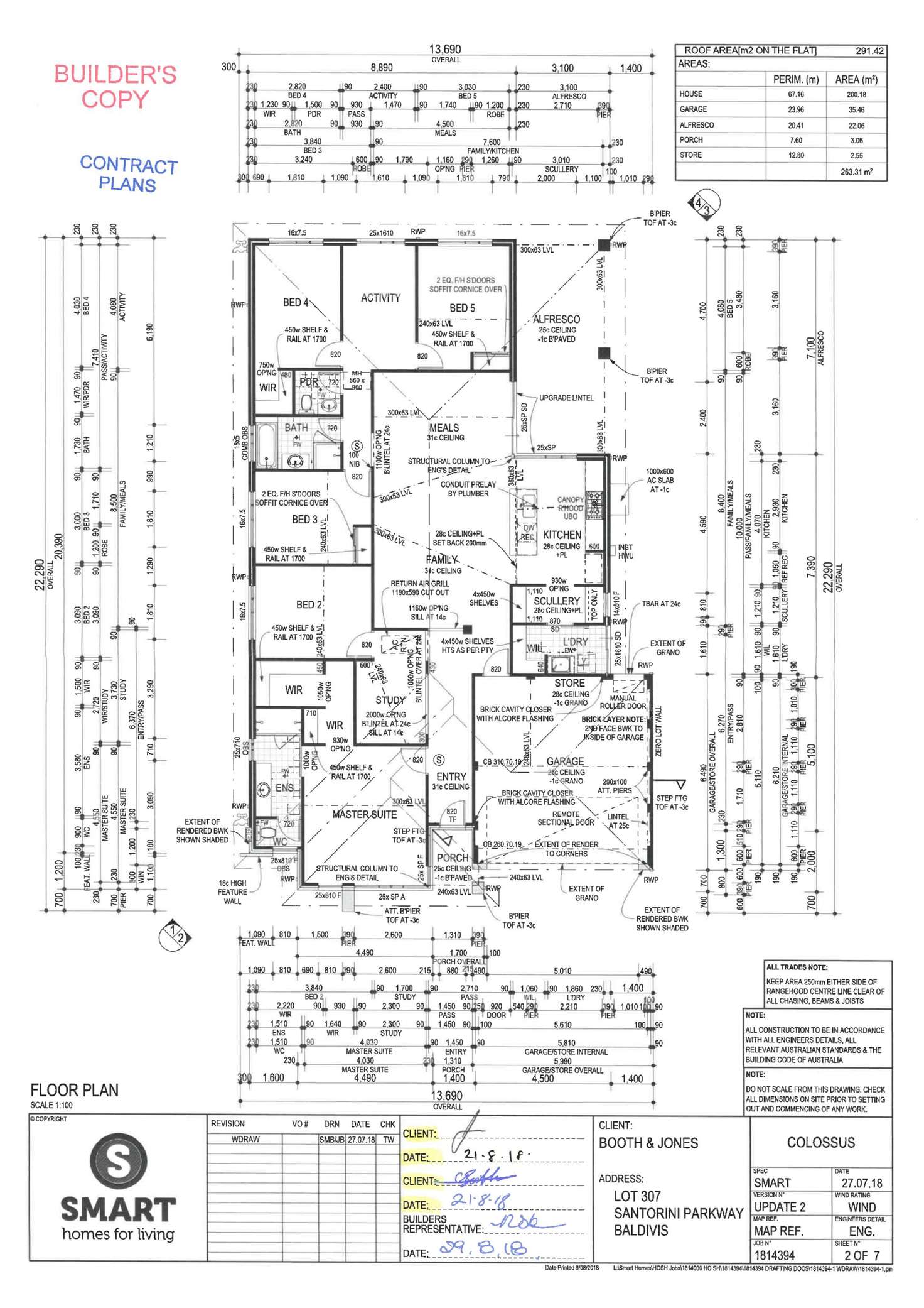 Floorplan of Homely house listing, 12 Santorini Parkway, Baldivis WA 6171