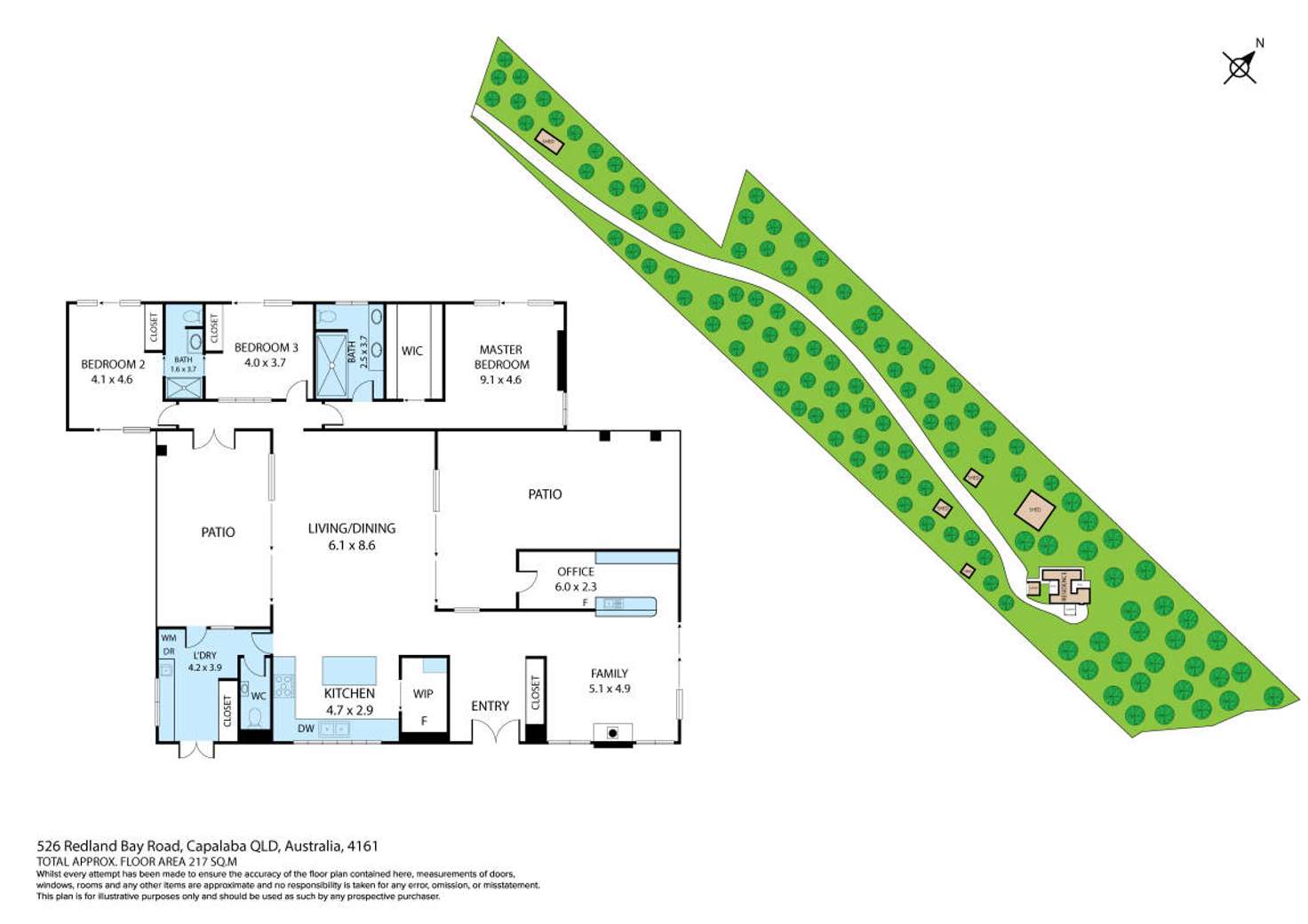 Floorplan of Homely acreageSemiRural listing, 526-528 Redland Bay Road, Alexandra Hills QLD 4161