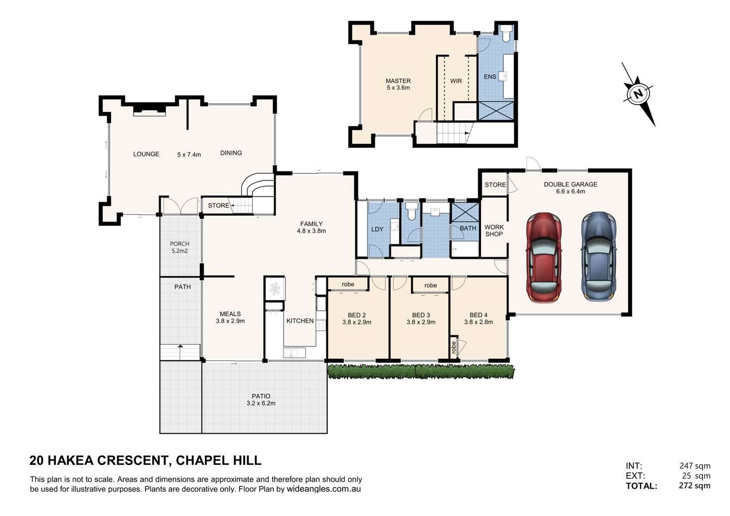 Floorplan of Homely house listing, 20 Hakea Crescent, Chapel Hill QLD 4069