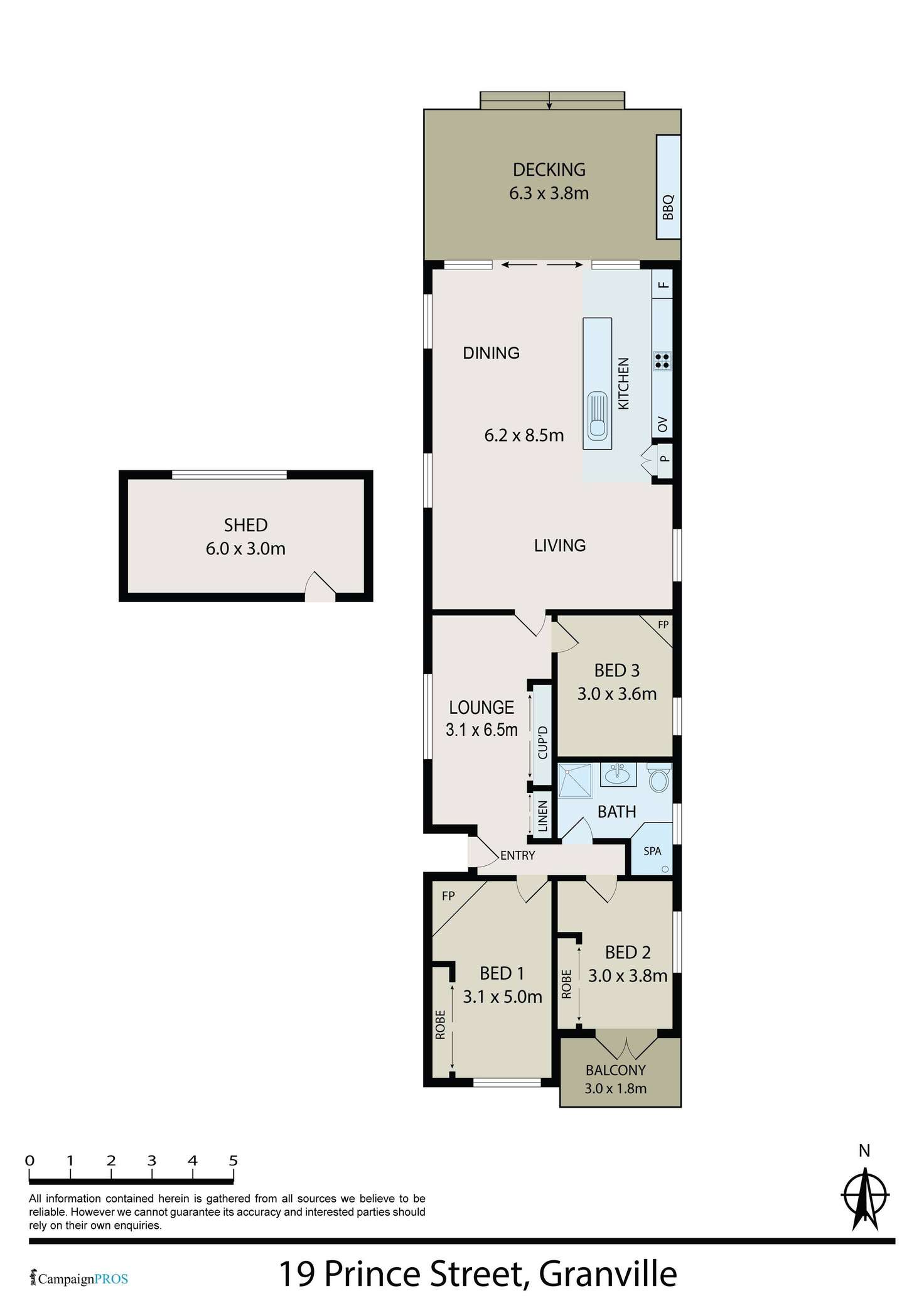 Floorplan of Homely house listing, 19 Prince Street, Granville NSW 2142