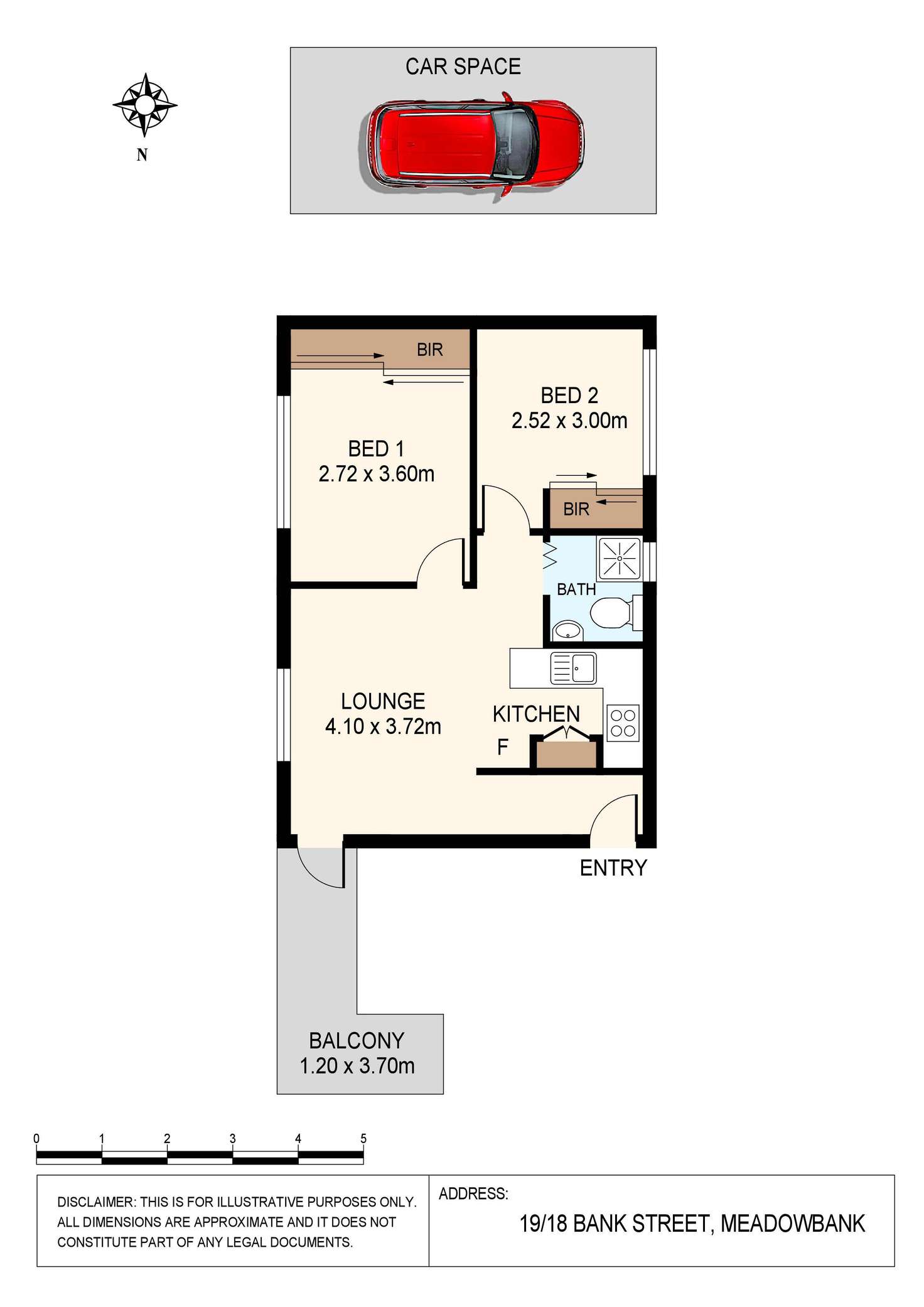 Floorplan of Homely apartment listing, 19/18 Bank Street, Meadowbank NSW 2114