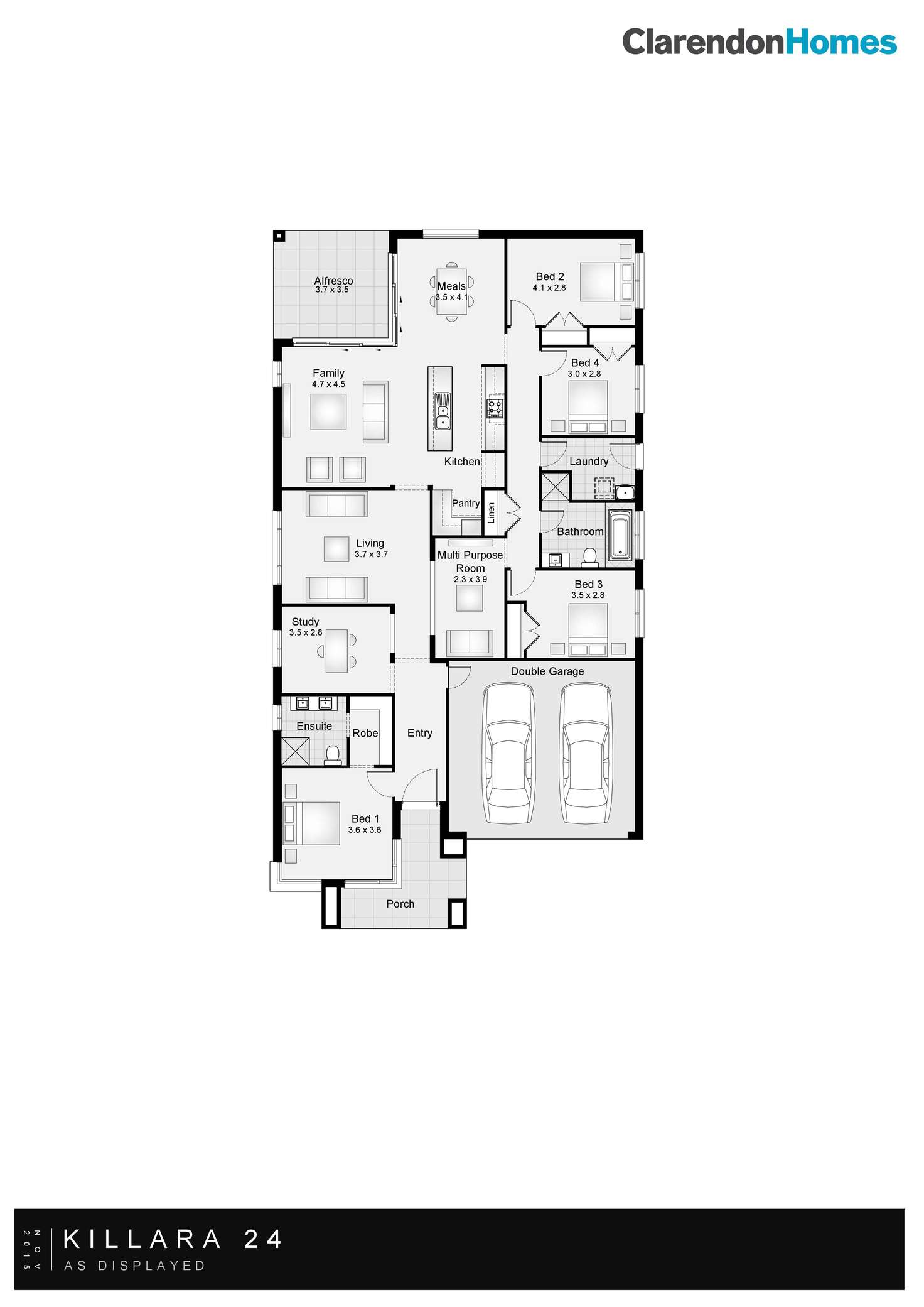 Floorplan of Homely house listing, 7 Seasons Circuit, Chisholm NSW 2322