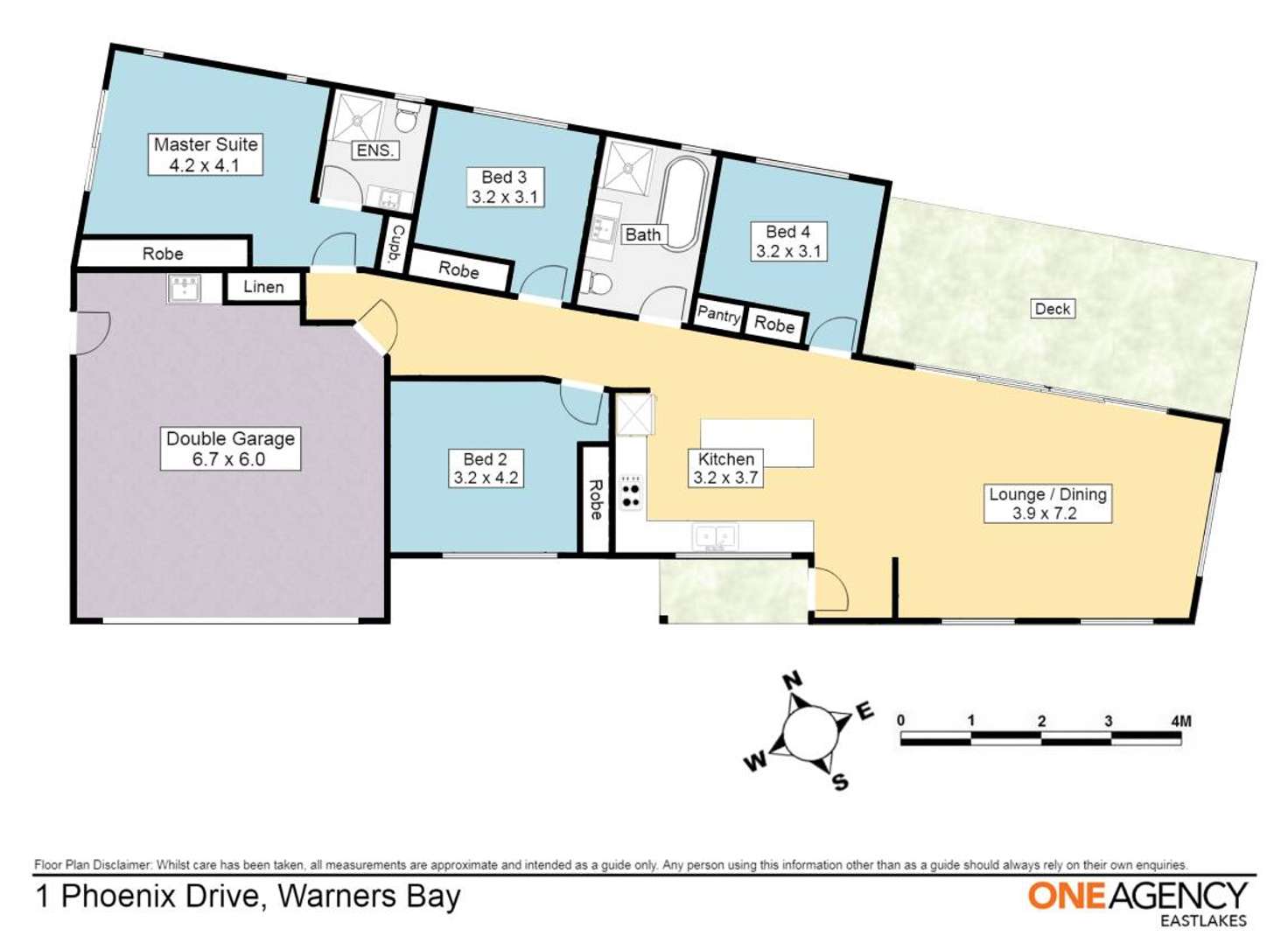 Floorplan of Homely house listing, 1 Phoenix Drive, Warners Bay NSW 2282