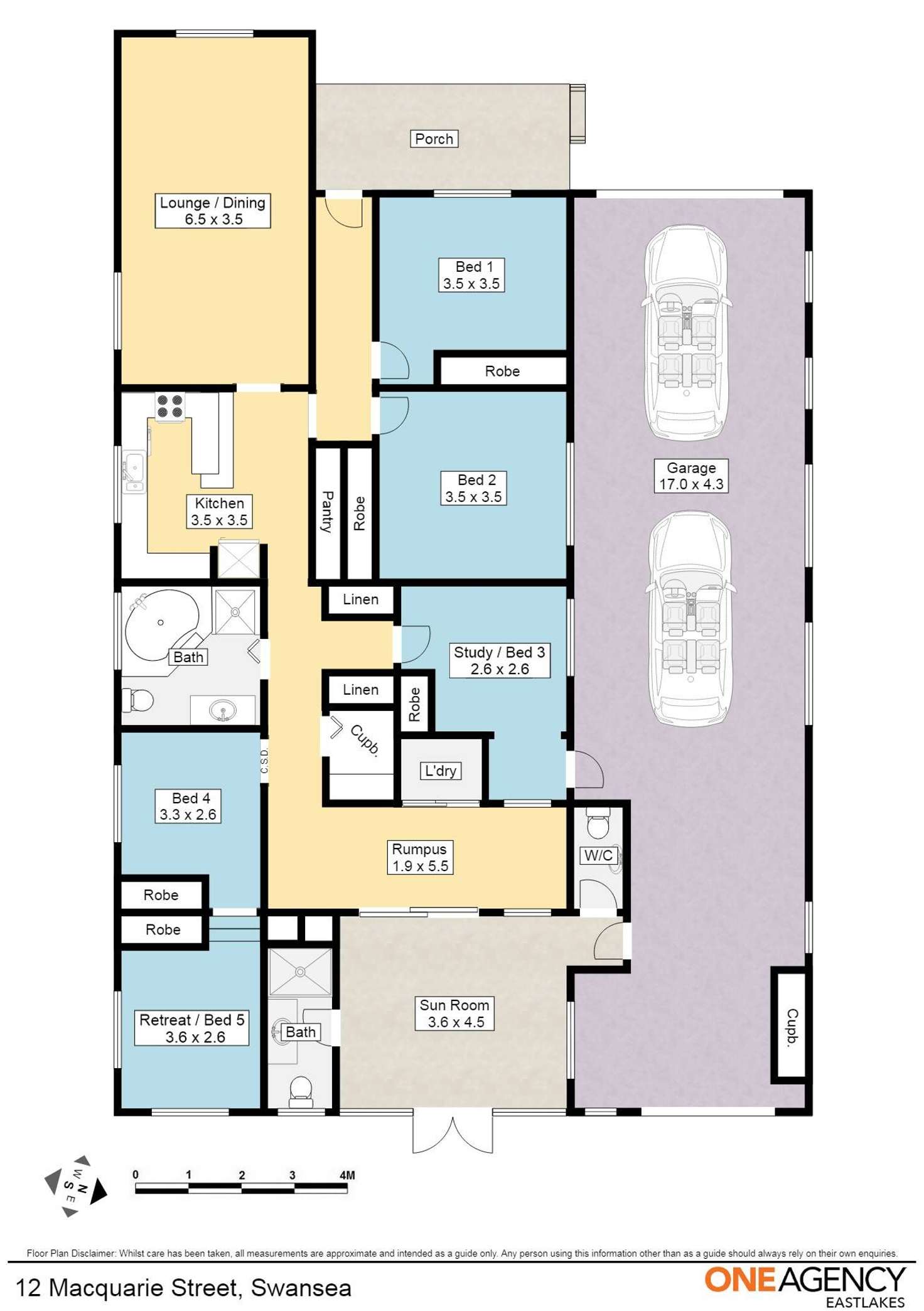 Floorplan of Homely house listing, 12 Macquarie Street, Swansea NSW 2281