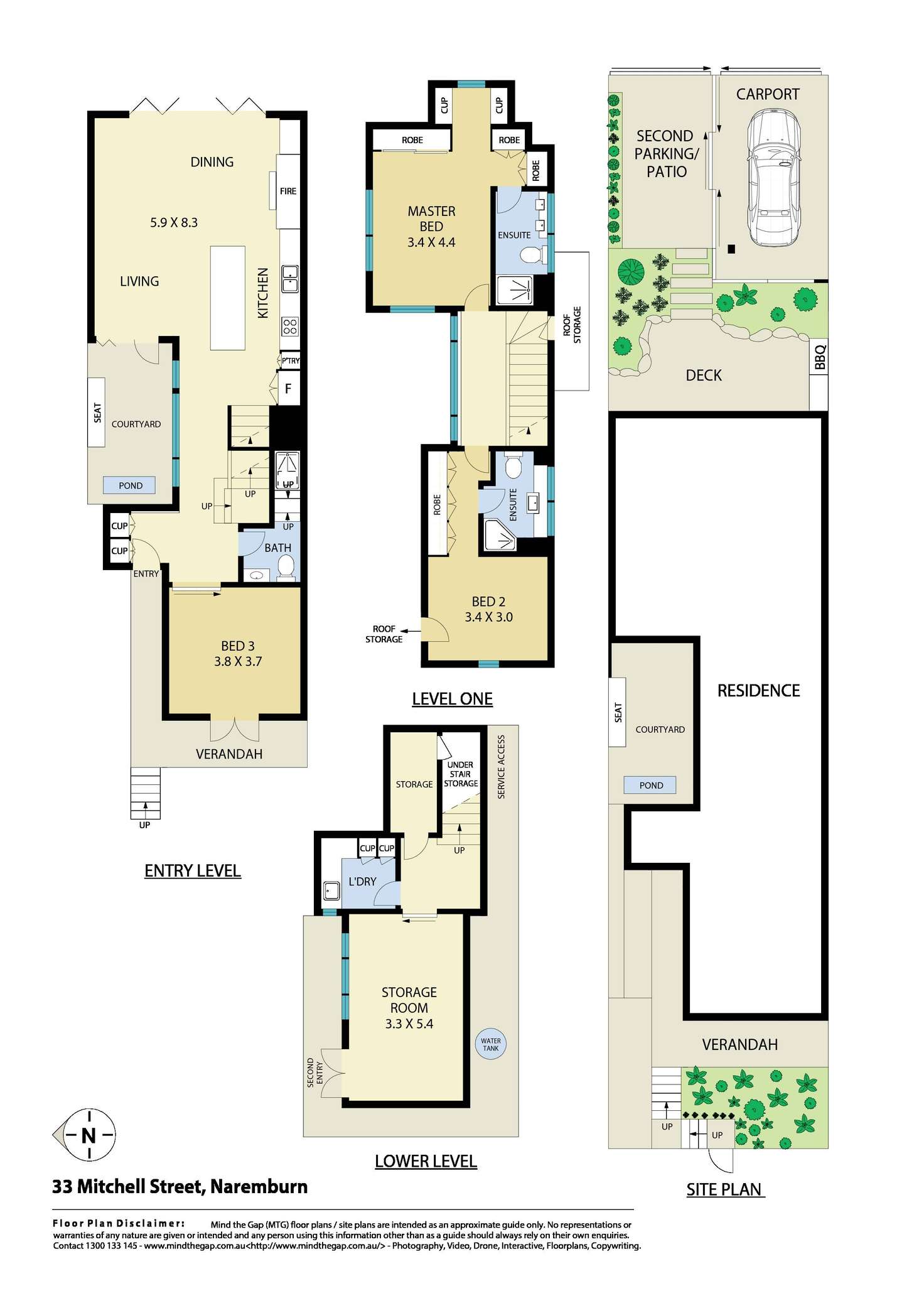 Floorplan of Homely house listing, 33 Mitchell Street, Naremburn NSW 2065