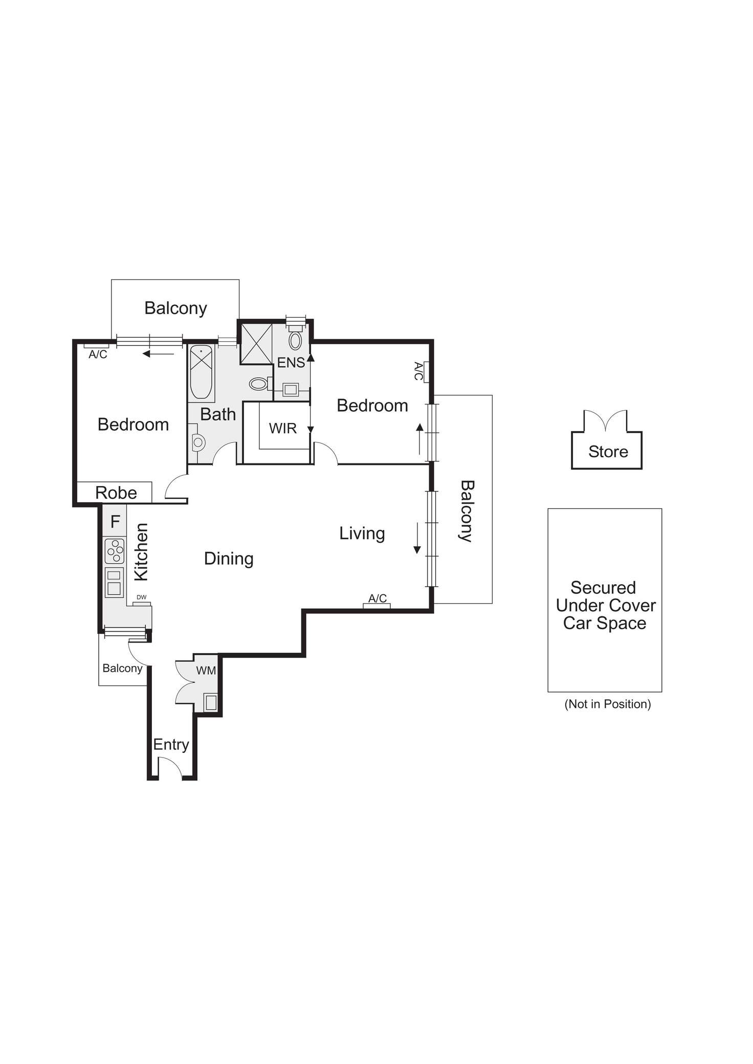 Floorplan of Homely apartment listing, 4/14 Nepean Highway, Brighton VIC 3186