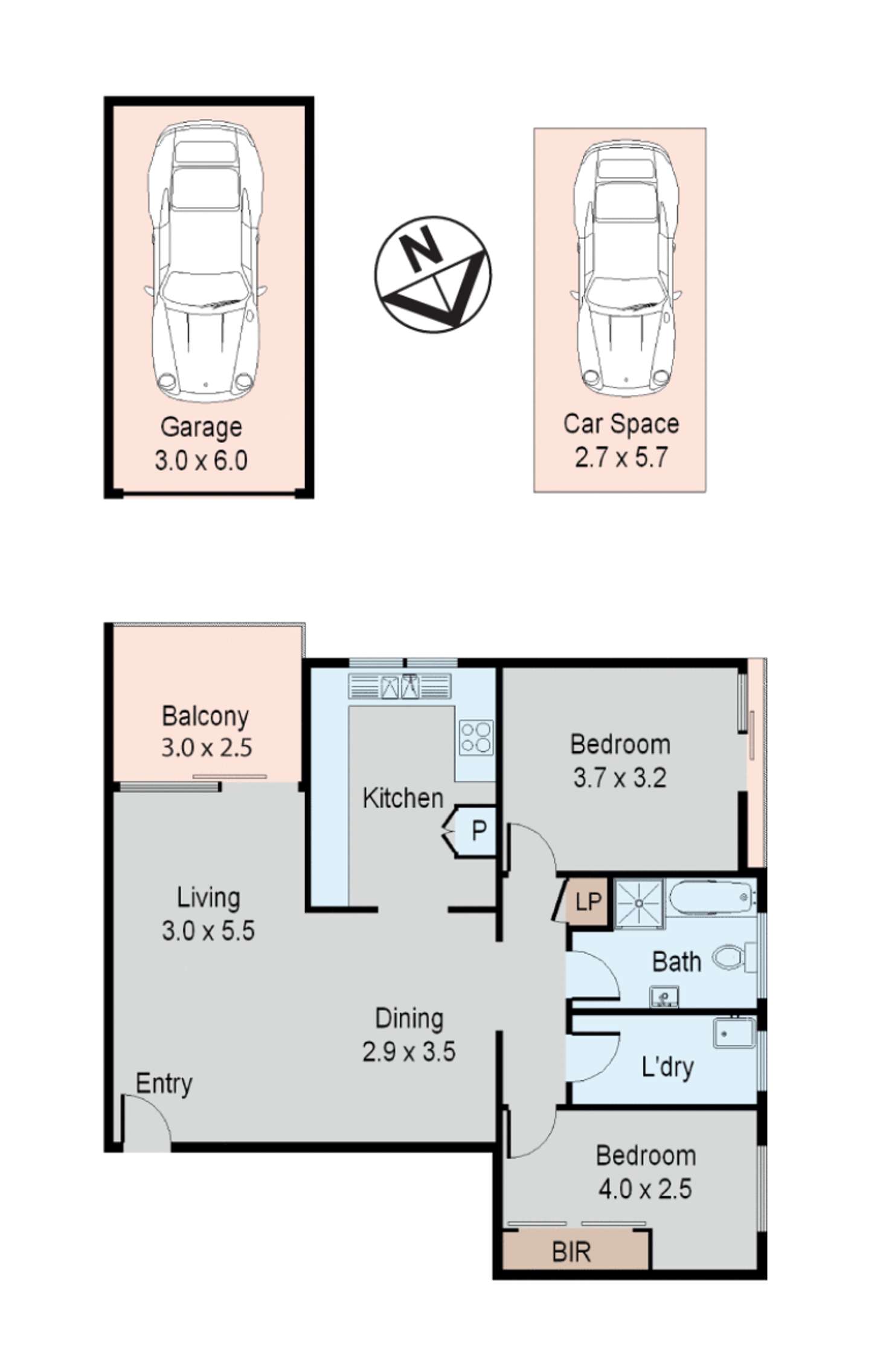 Floorplan of Homely unit listing, 11/15-17 Lane Cove Road, Ryde NSW 2112