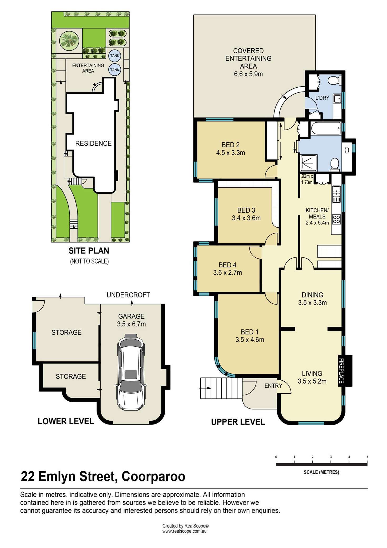 Floorplan of Homely house listing, 22 EMLYN Street, Coorparoo QLD 4151