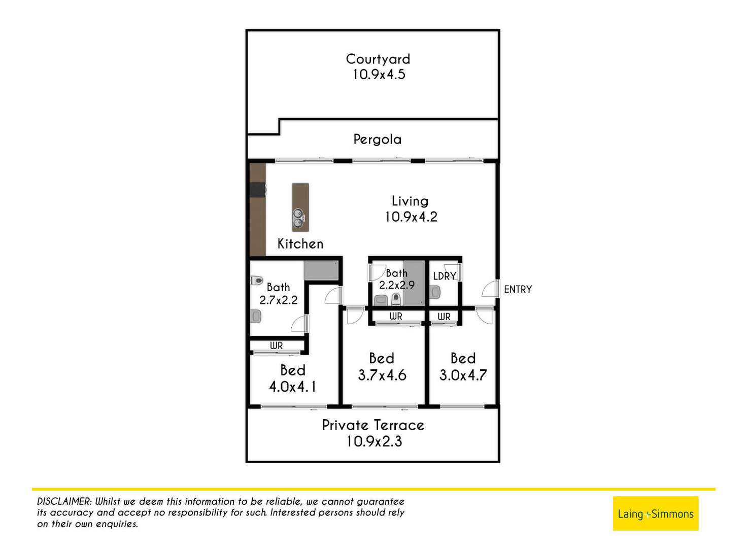 Floorplan of Homely unit listing, 7/4 Seymour Street, Ropes Crossing NSW 2760