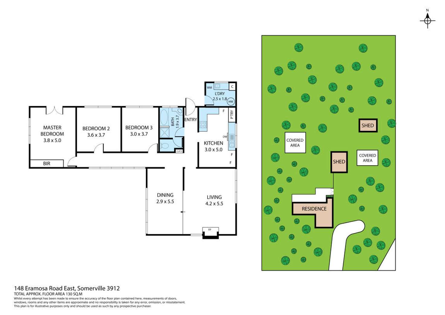 Floorplan of Homely house listing, 148 Eramosa Road East, Somerville VIC 3912