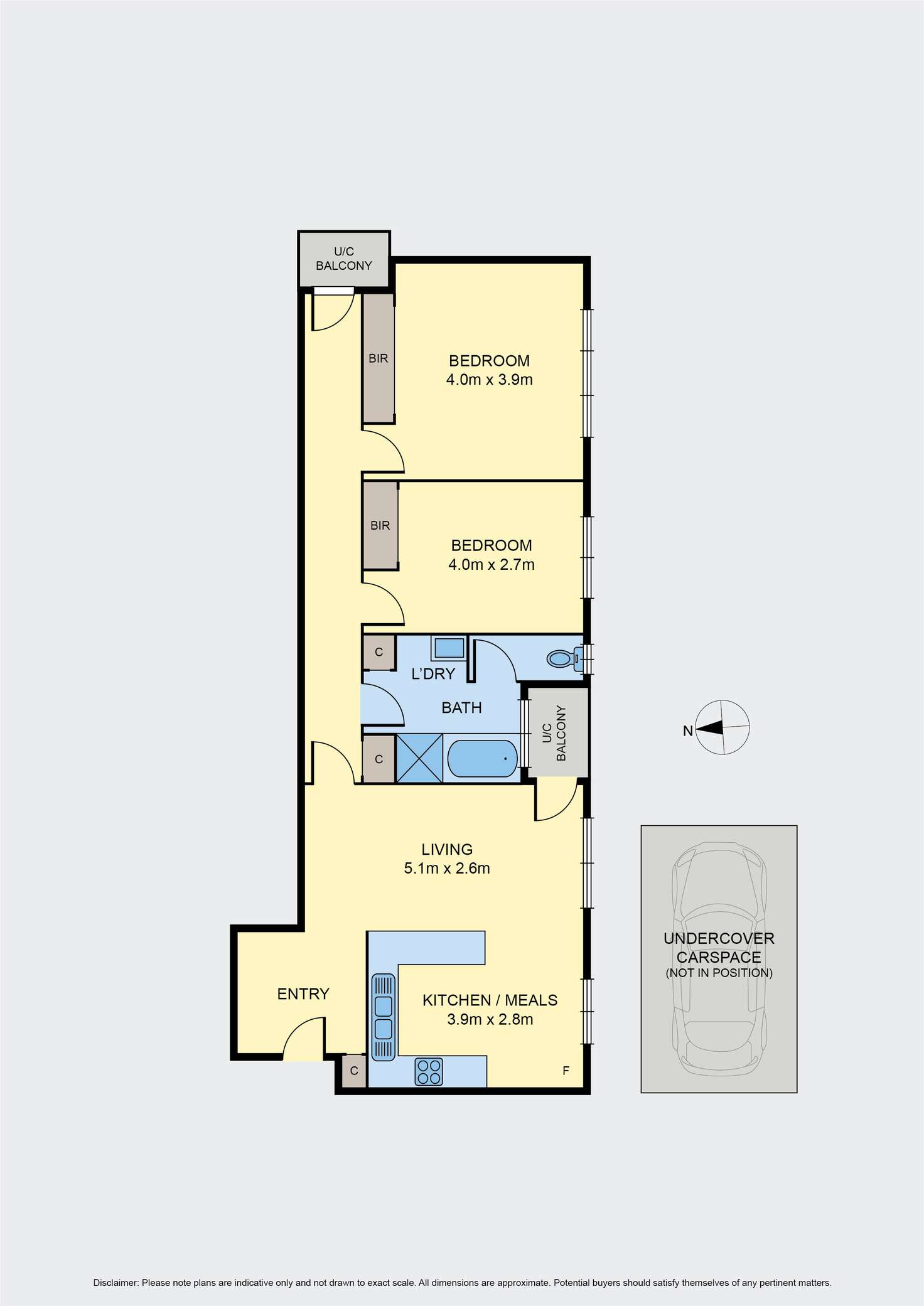 Floorplan of Homely unit listing, 3/119 Tennyson Street, Essendon VIC 3040