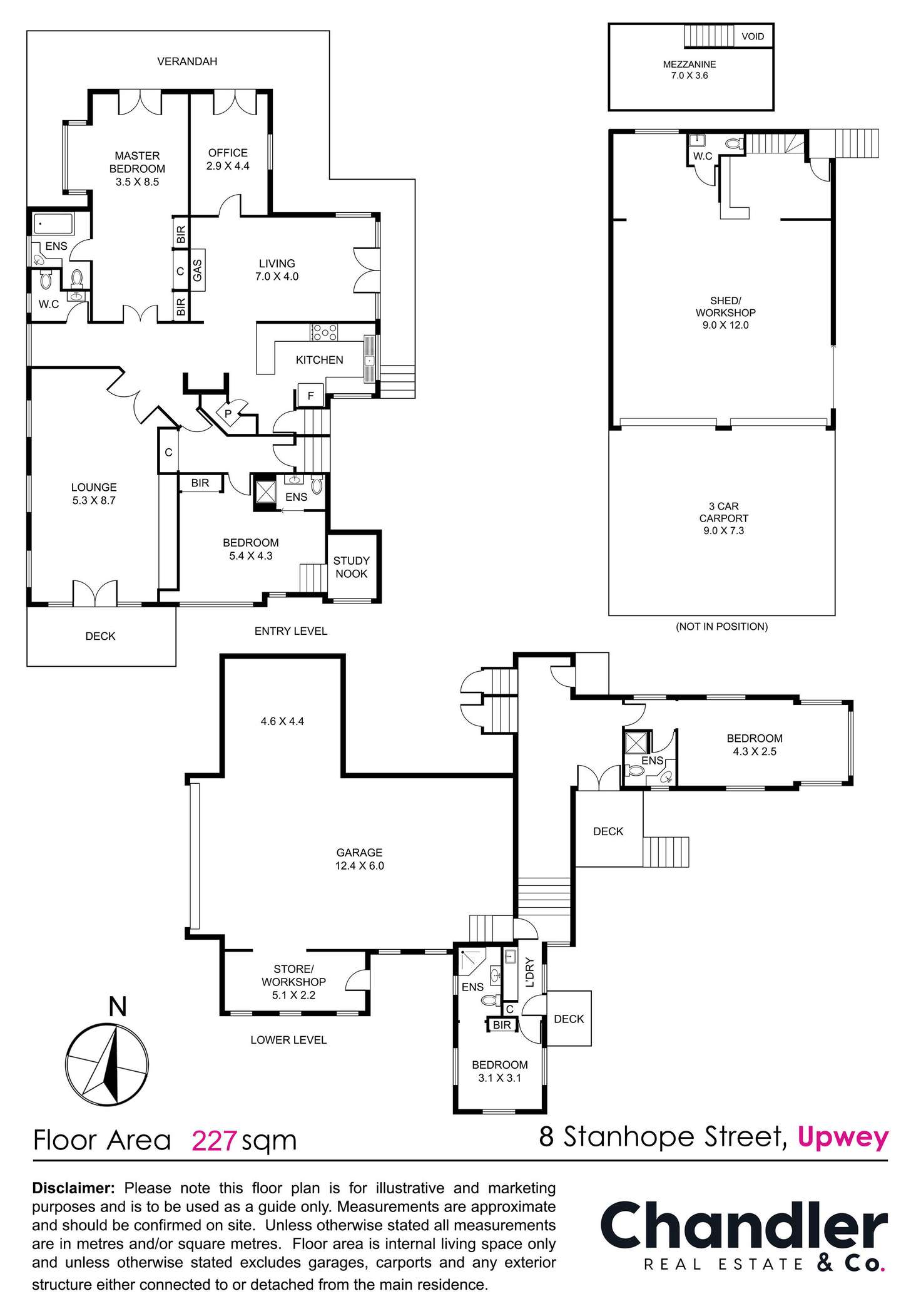 Floorplan of Homely house listing, 8 Stanhope Street, Upwey VIC 3158